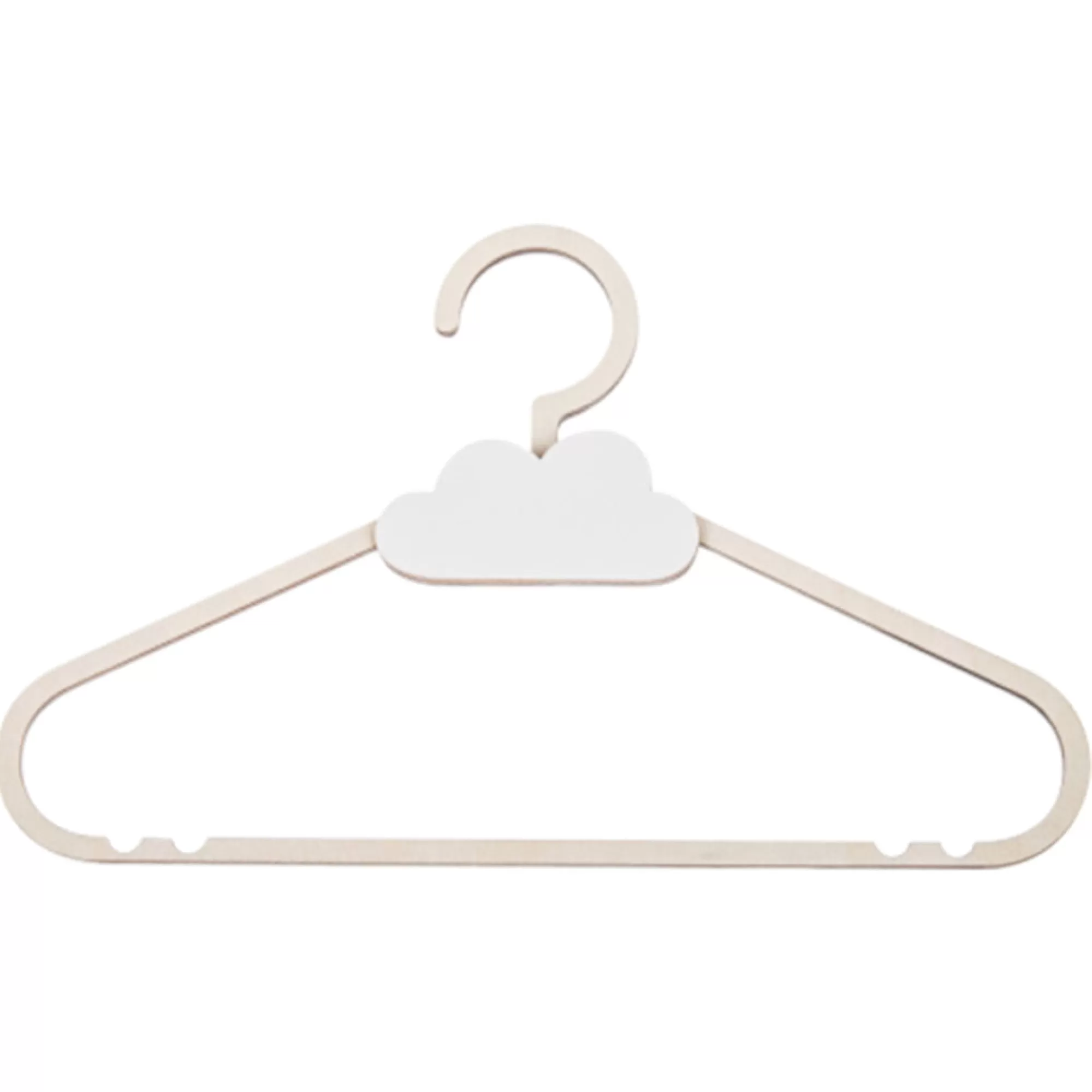 Bartu Bedding & Decor-Wooden Clothes Hanger - Cloud