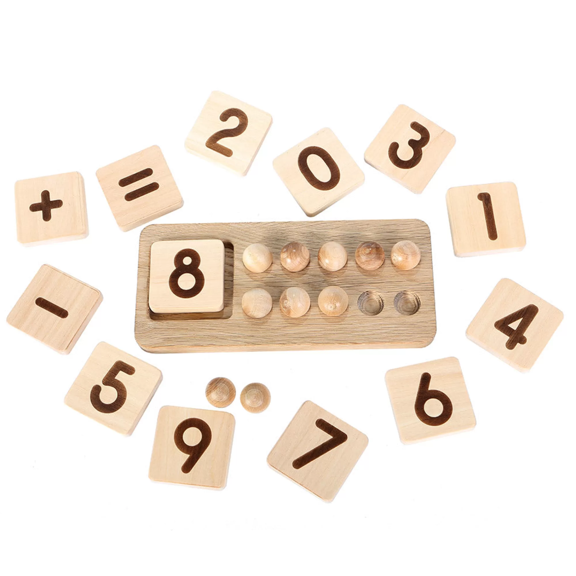 Kubi Dubi Montessori Toys-Wooden Counting Board