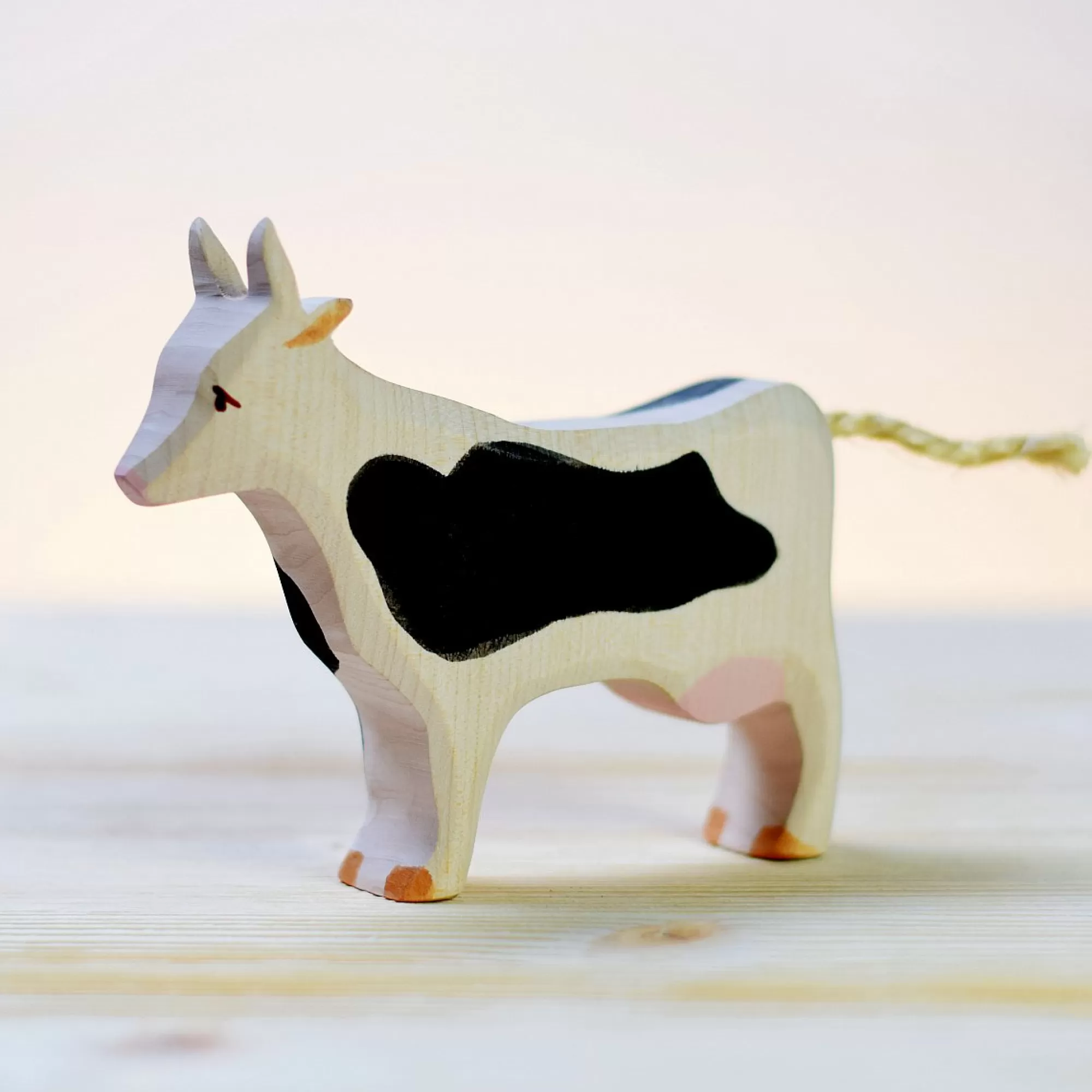 Bumbu Toys Waldorf Inspired-Wooden Cow