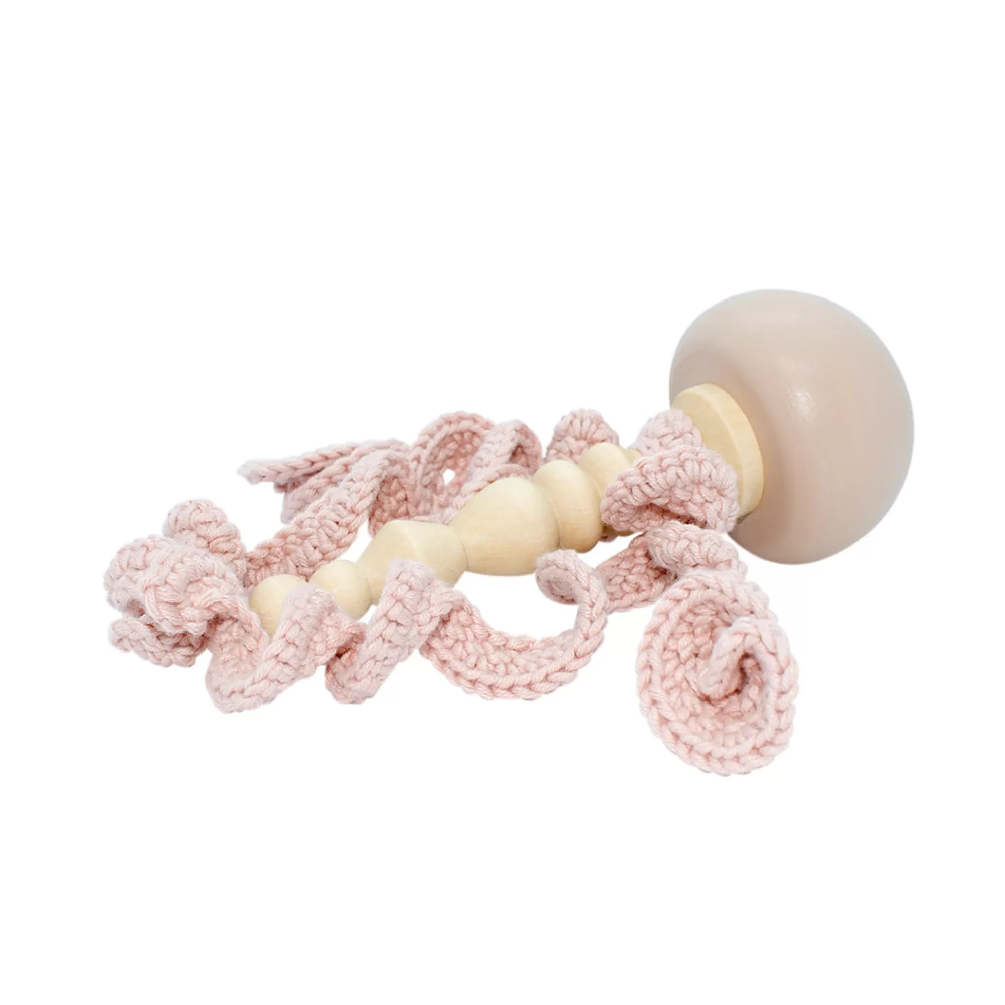 Vera The Neva Sensory Play-Wooden Crochet Jellyfish Rattle