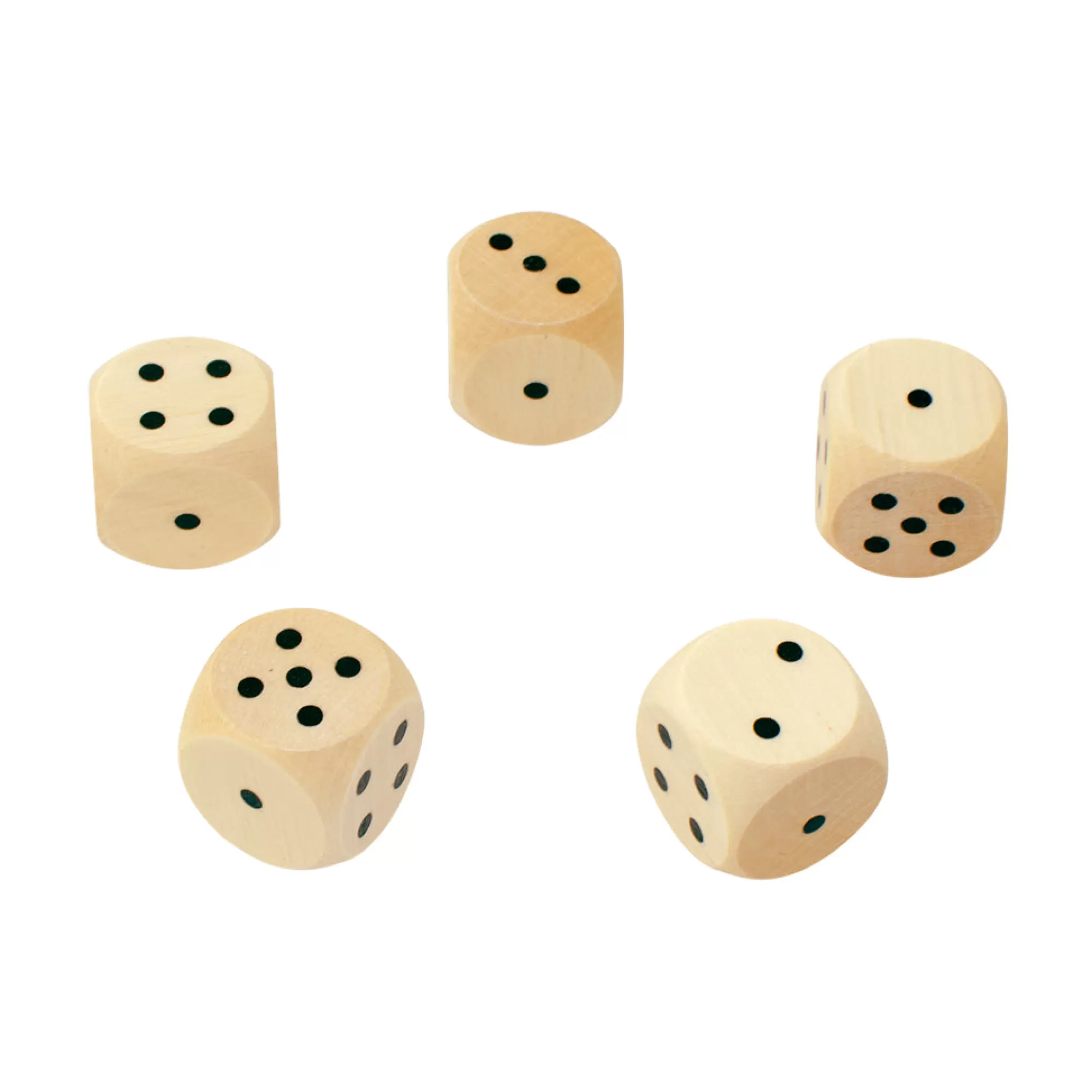 Bartu Games-Wooden Dice Set - 5