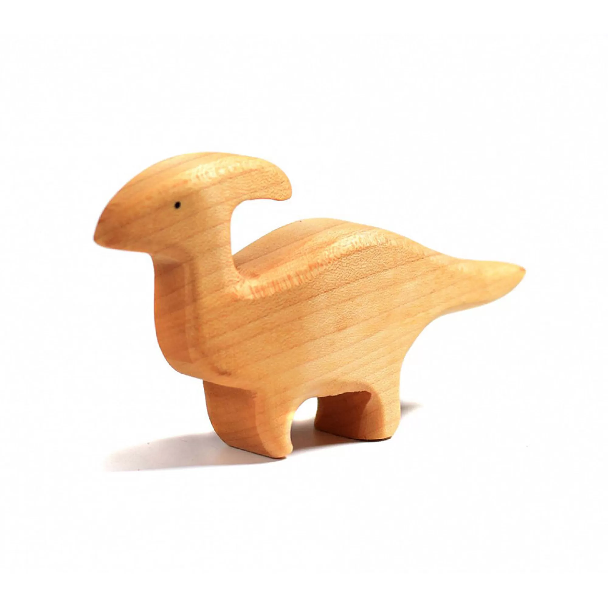 Bumbu Toys Waldorf Inspired-Wooden Dinosaur - Parasaurolophus