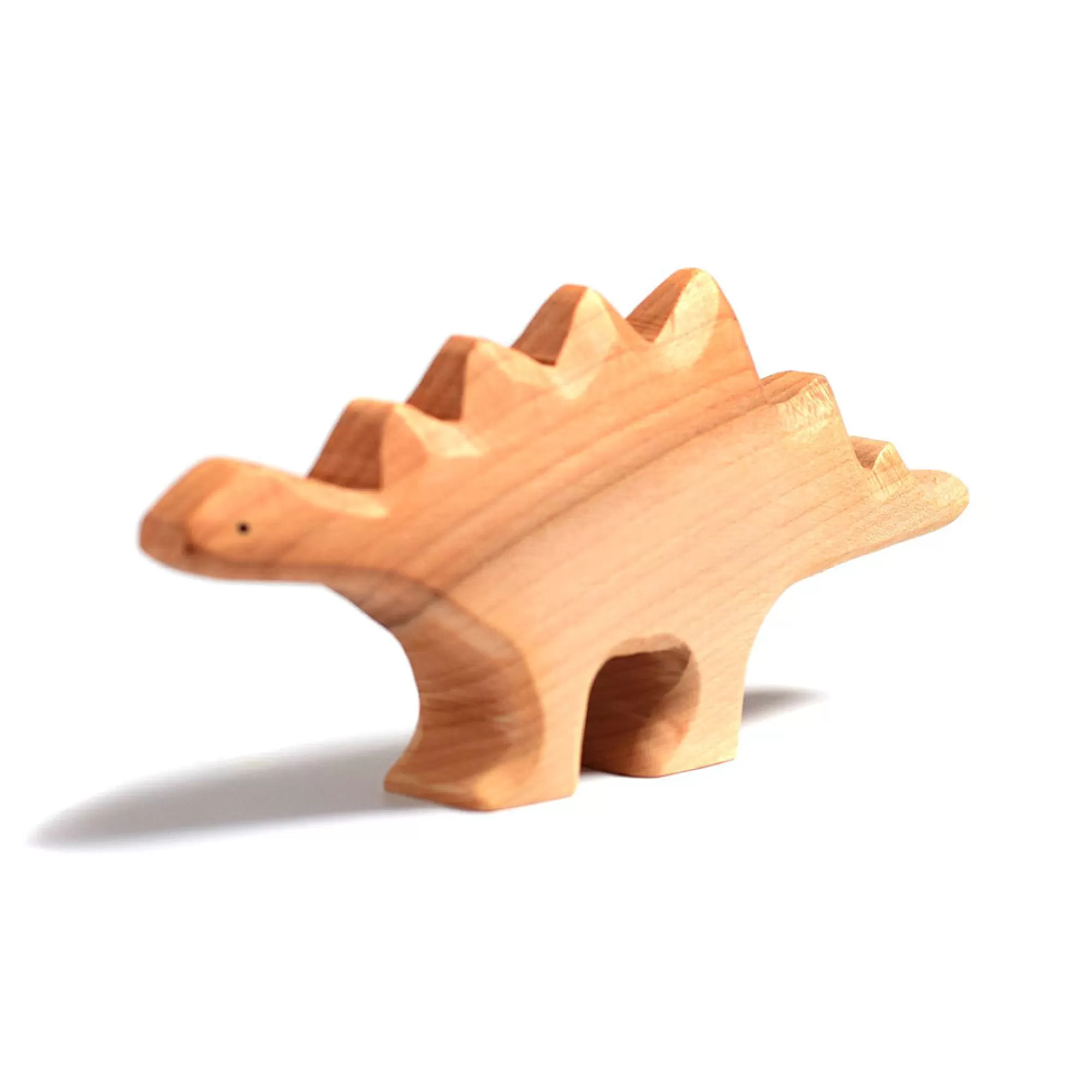 Bumbu Toys Waldorf Inspired-Wooden Dinosaur - Stegosaurus