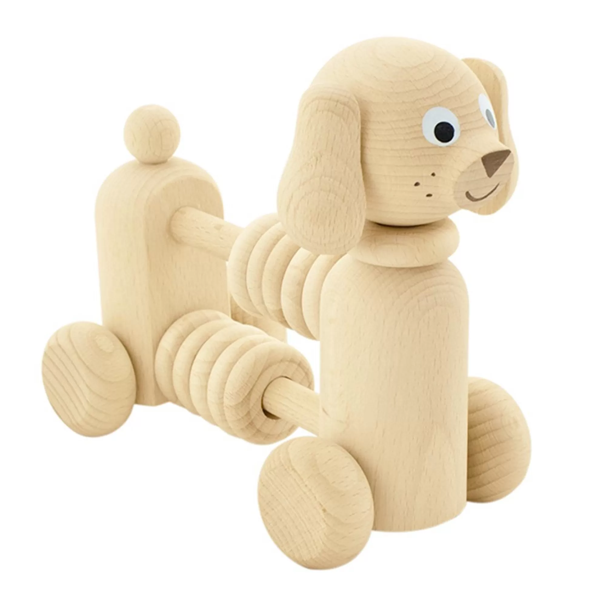 Miva Vacov Montessori Toys-Wooden Dog With Counting Beads - Rowan