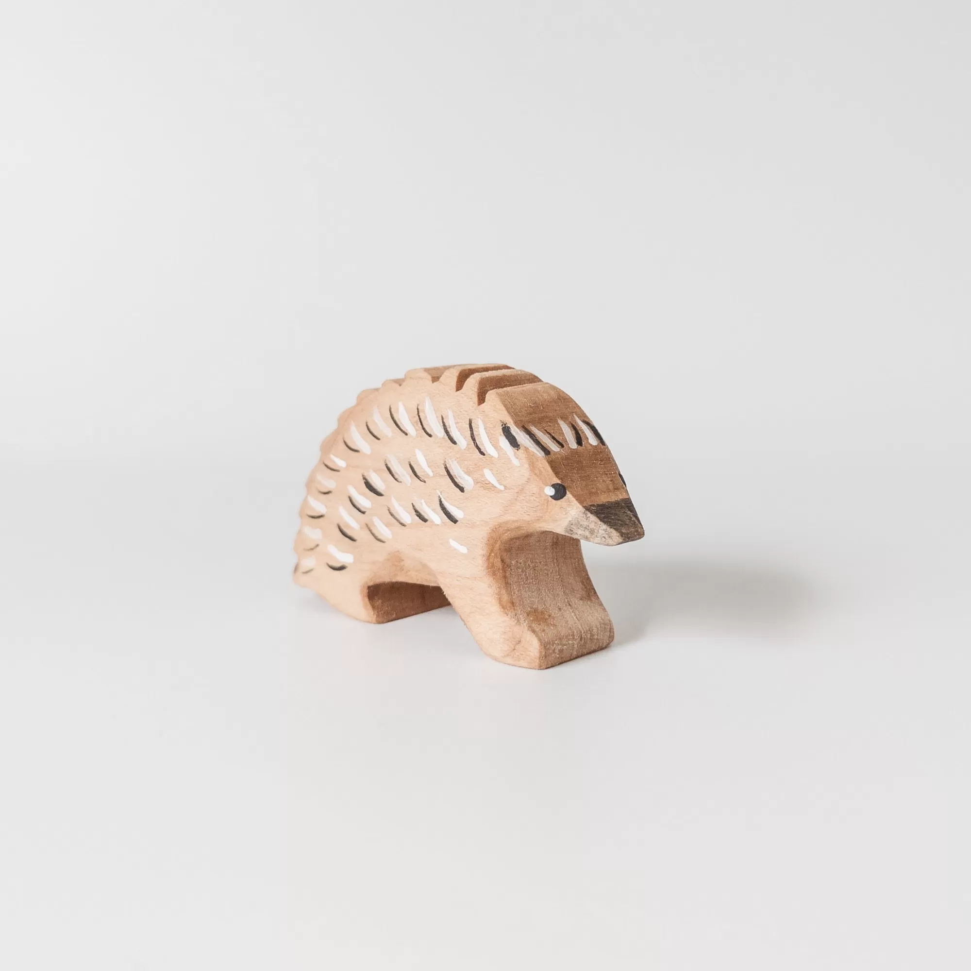 NOM Handcrafted Waldorf Inspired-Wooden Echidna