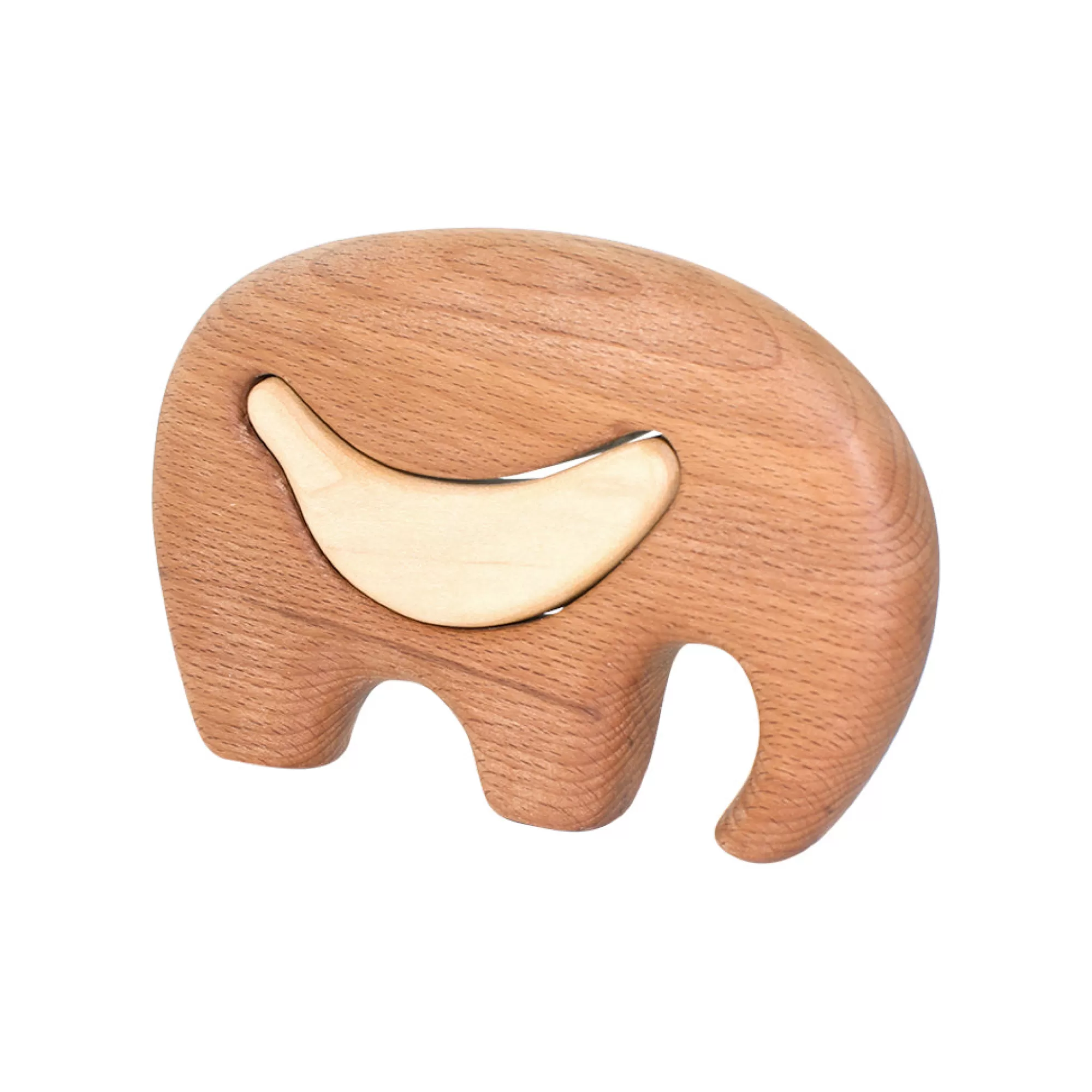 Tateplota Montessori Toys-Wooden Elephant Puzzle - Elmer