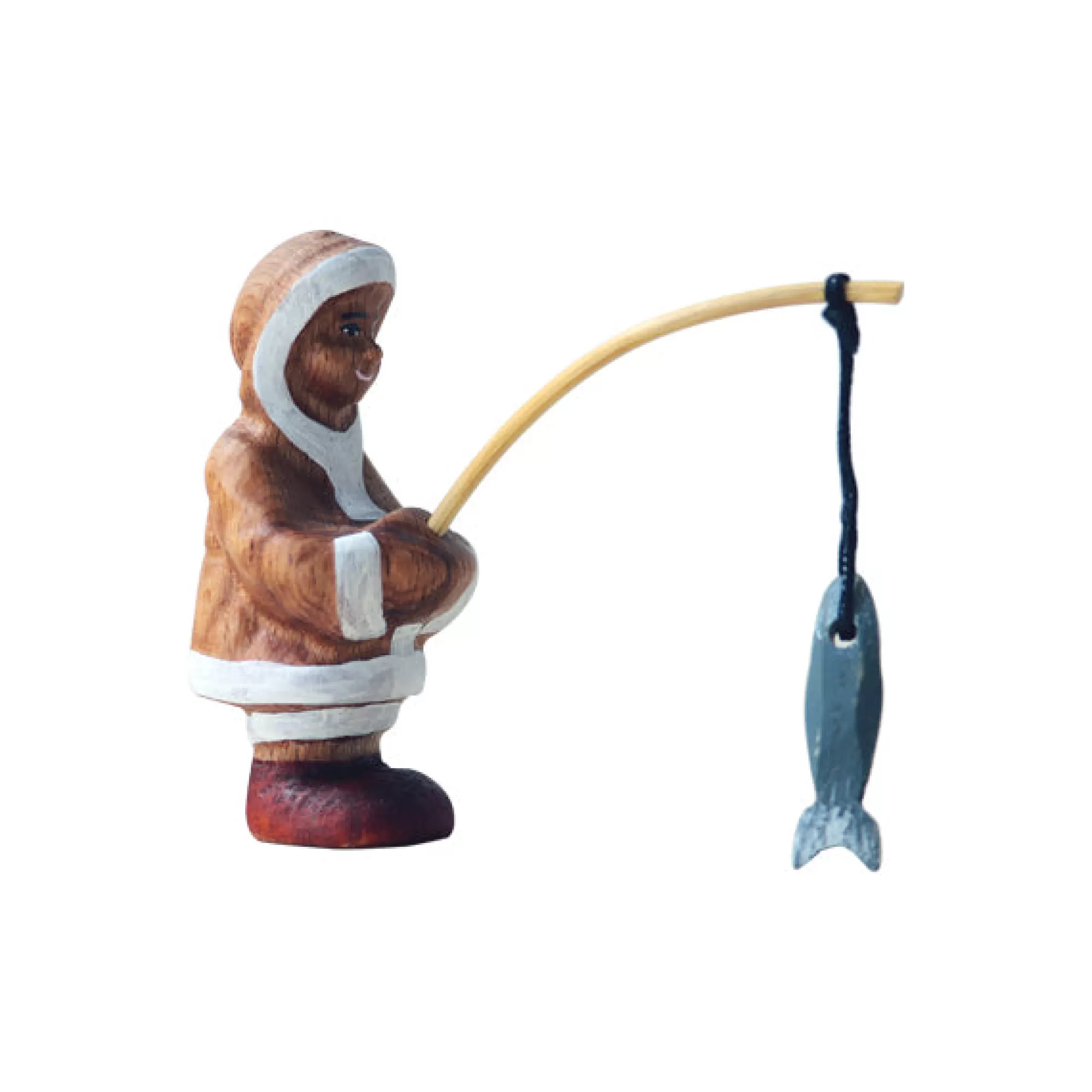 Noelino Toys Stories & Tales-Wooden Eskimo Fishing Set