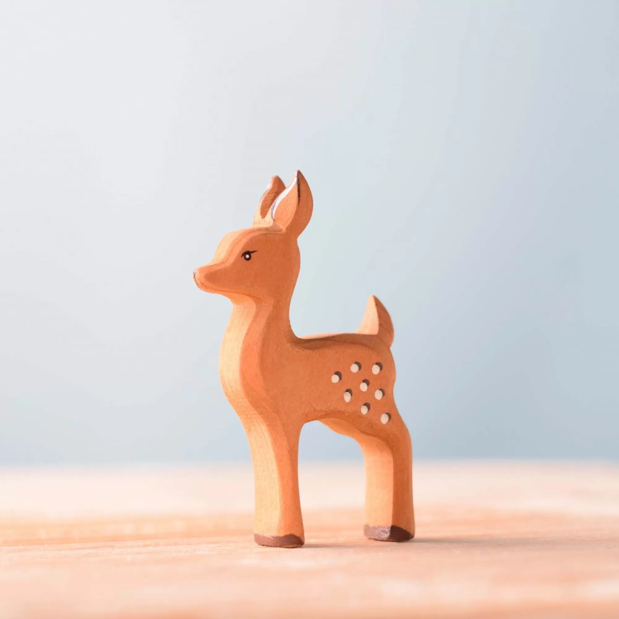 Bumbu Toys Waldorf Inspired-Wooden Fawn - Standing