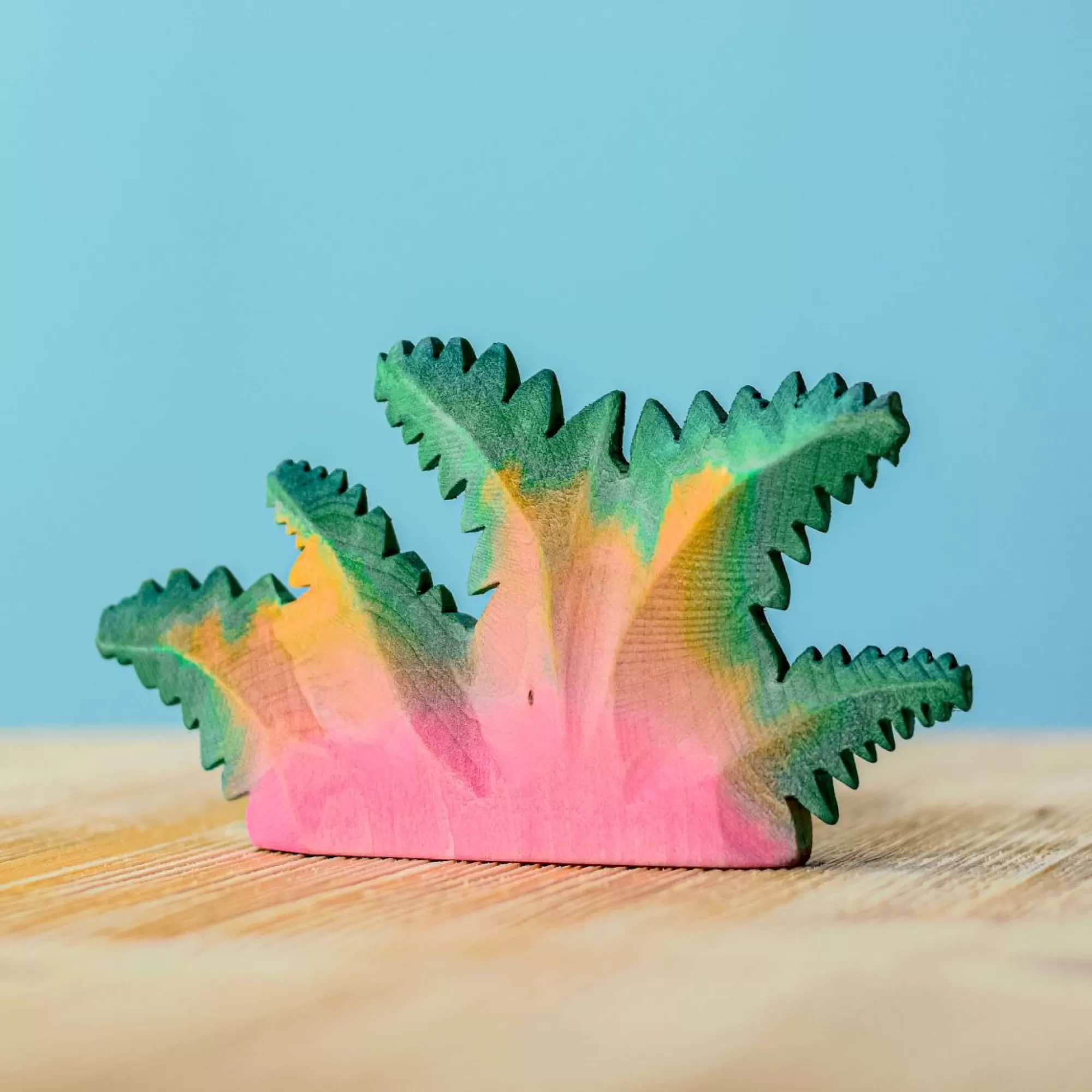 Bumbu Toys Waldorf Inspired-Wooden Fern Bush