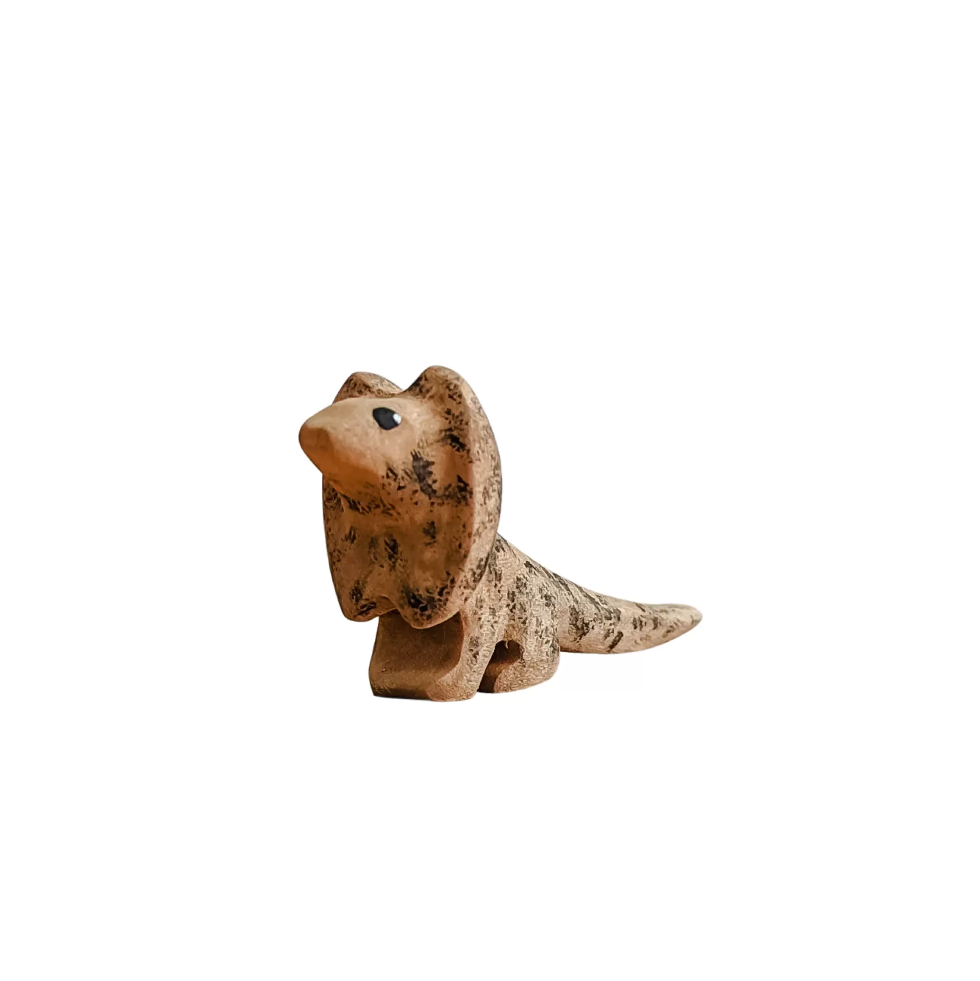 NOM Handcrafted Waldorf Inspired-Wooden Frill Neck Lizard