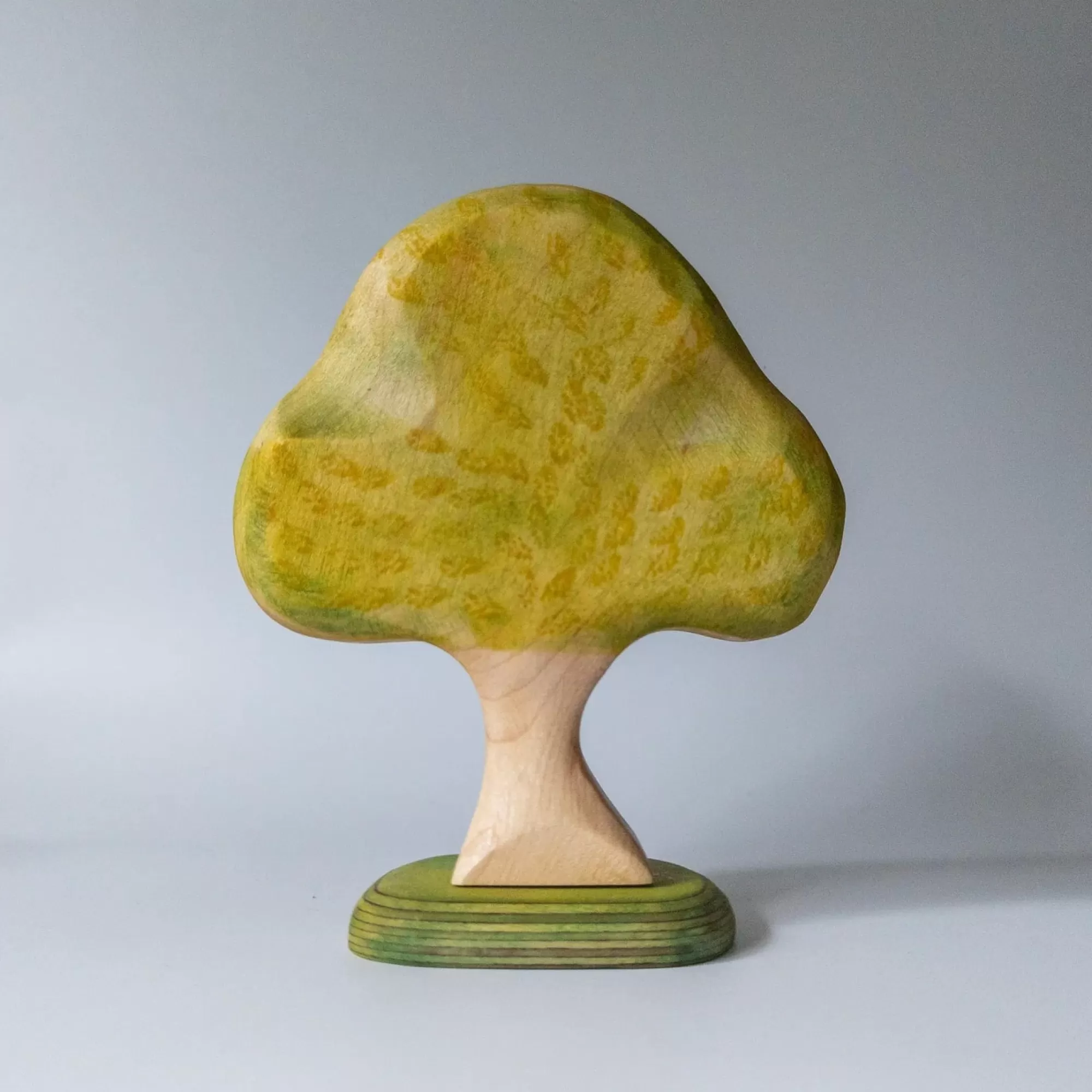 NOM Handcrafted Waldorf Inspired-Wooden Golden Wattle Tree