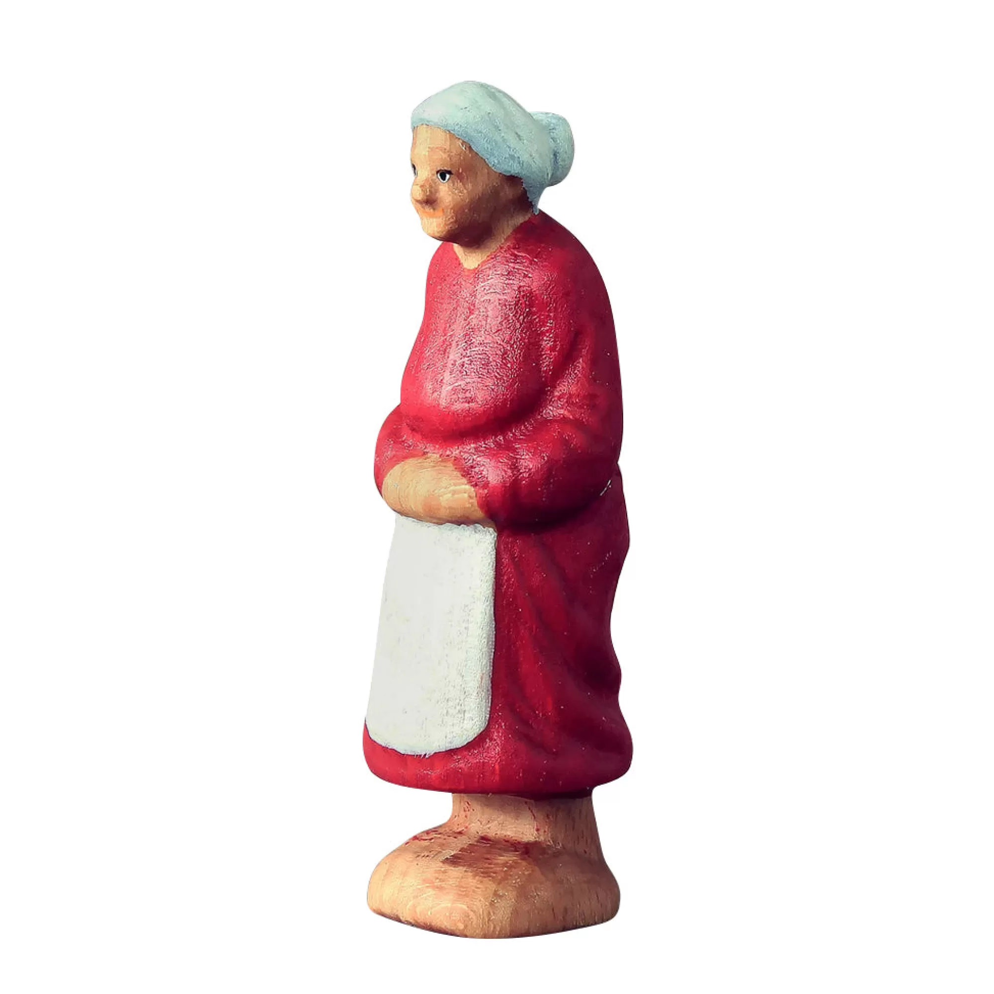 Noelino Toys Doll Accessories-Wooden Grandma Figure