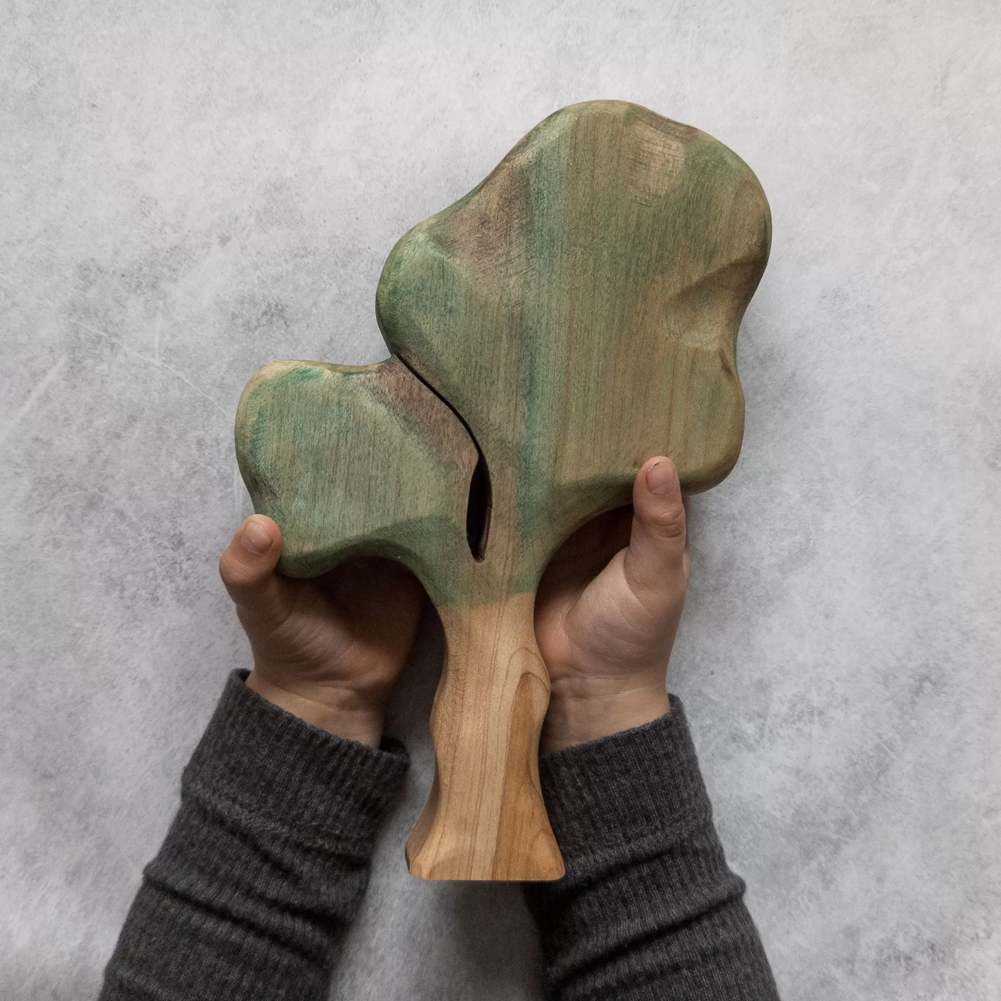 NOM Handcrafted Waldorf Inspired-Wooden Gum Tree