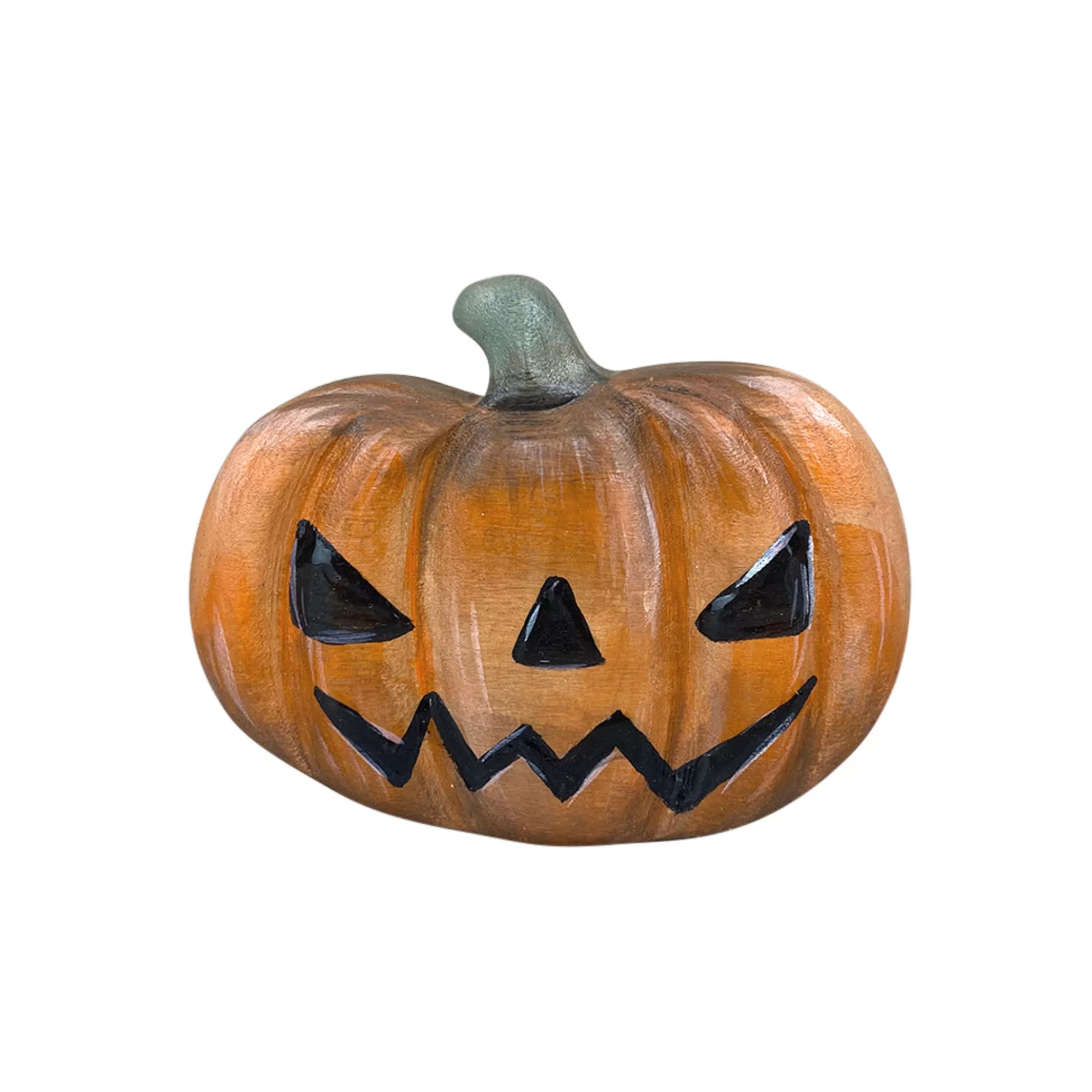 Green Taiga Stories & Tales-Wooden Halloween Pumpkin