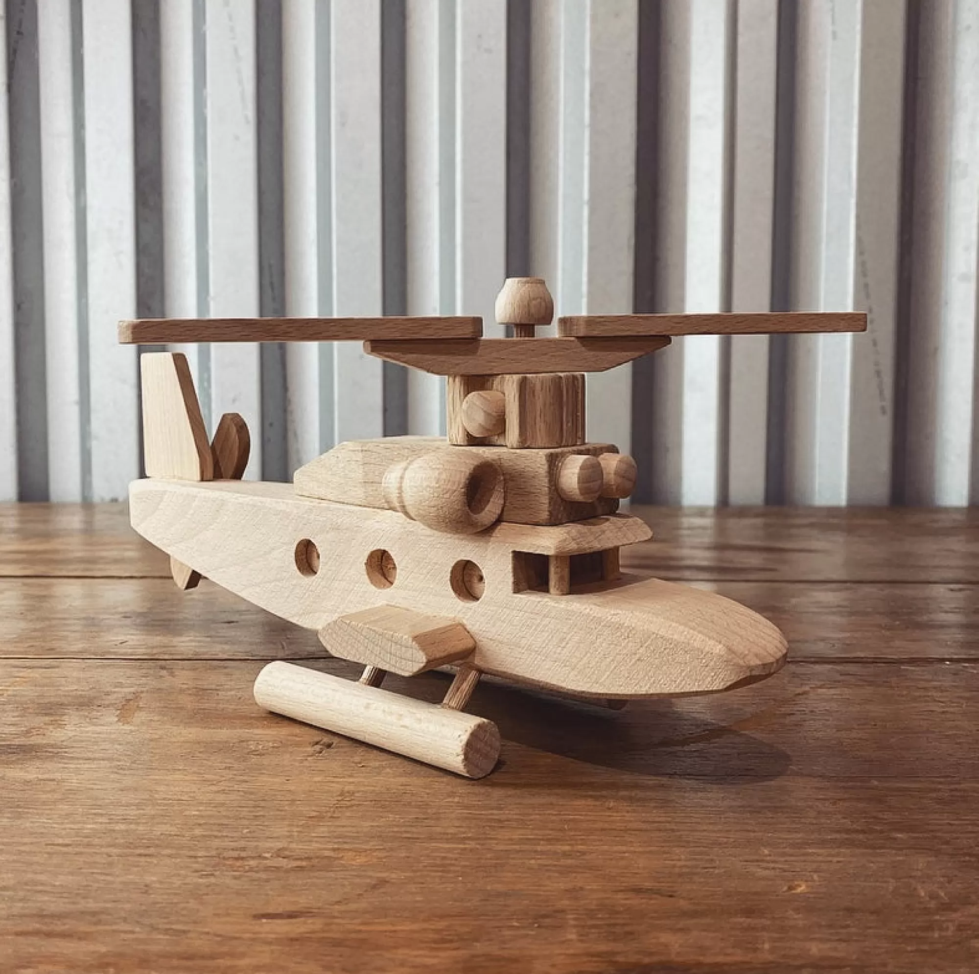 Bartu Helicopters-Wooden Helicopter - Chase