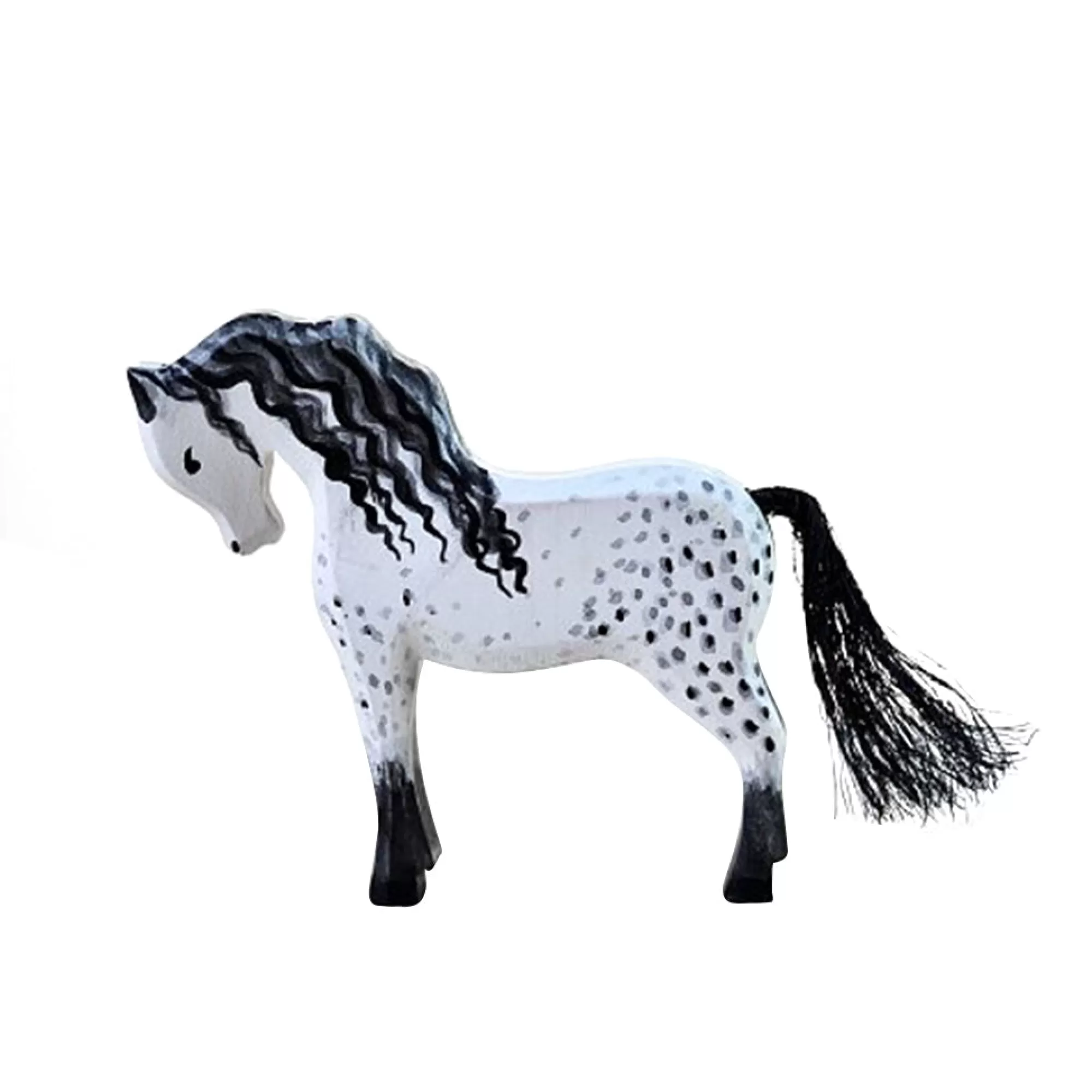 Bumbu Toys Stories & Tales-Wooden Horse White