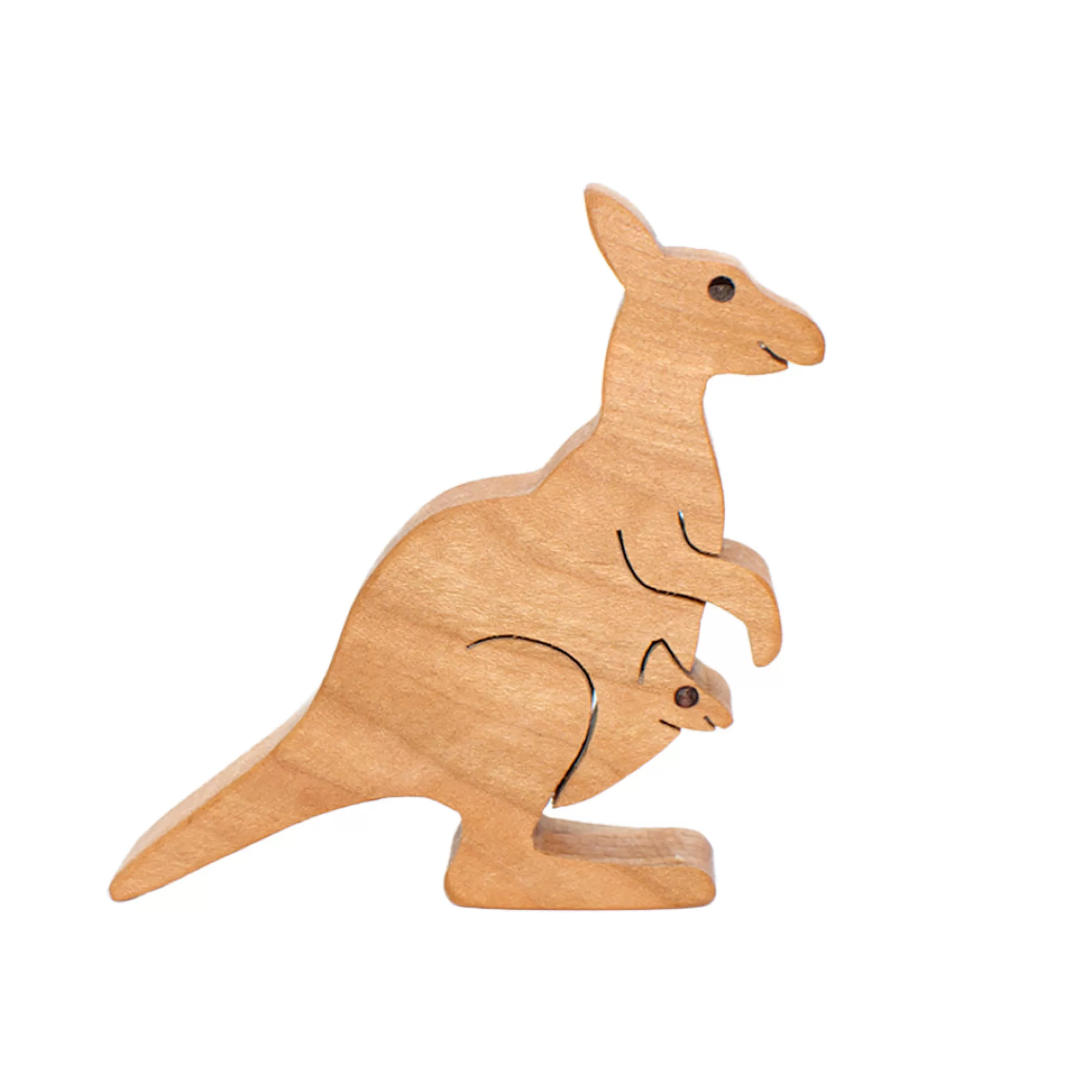 Dio Toys Australian Animals-Wooden Kangaroo Figure