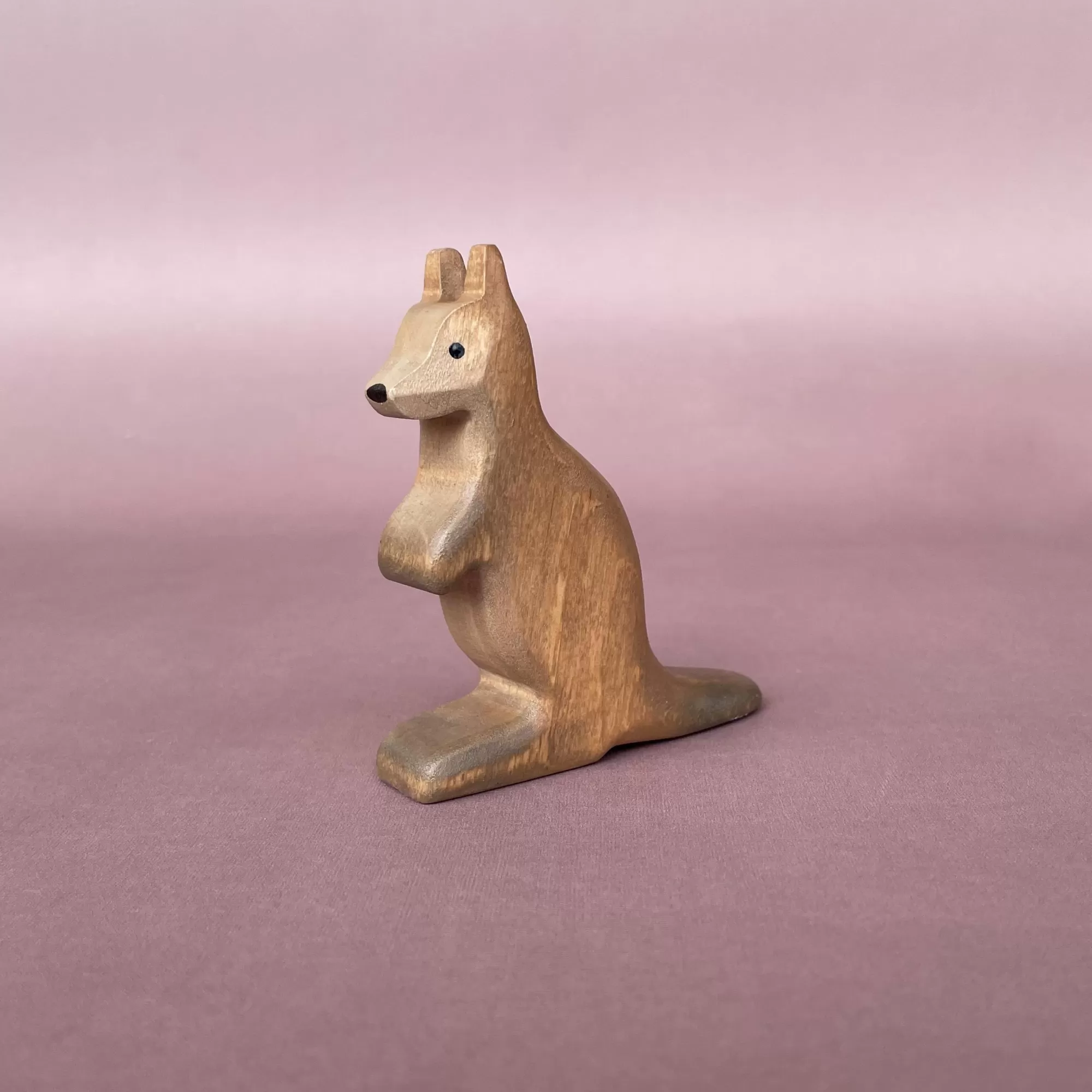 Forest Melody Waldorf Inspired-Wooden Kangaroo Joey