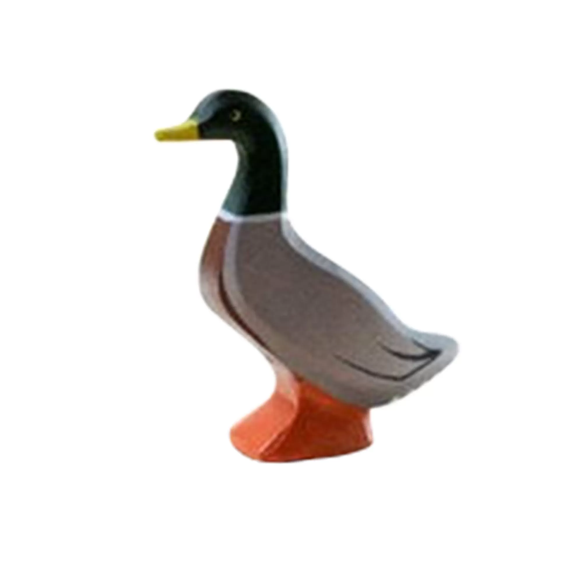 Bumbu Toys Farm Animals-Wooden Mallard Duck - Standing