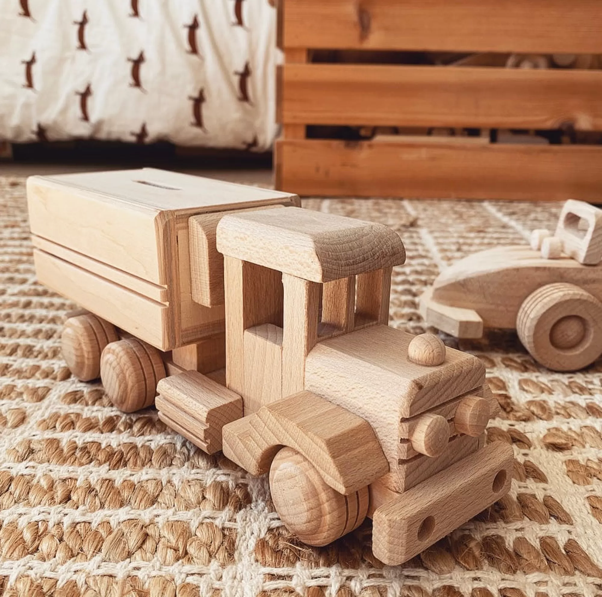 Bartu Trucks-Wooden Money Box Truck Small - Jessie