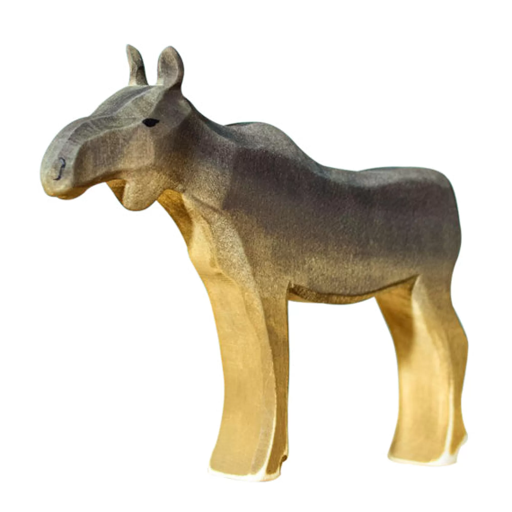 Bumbu Toys Waldorf Inspired-Wooden Moose - Female