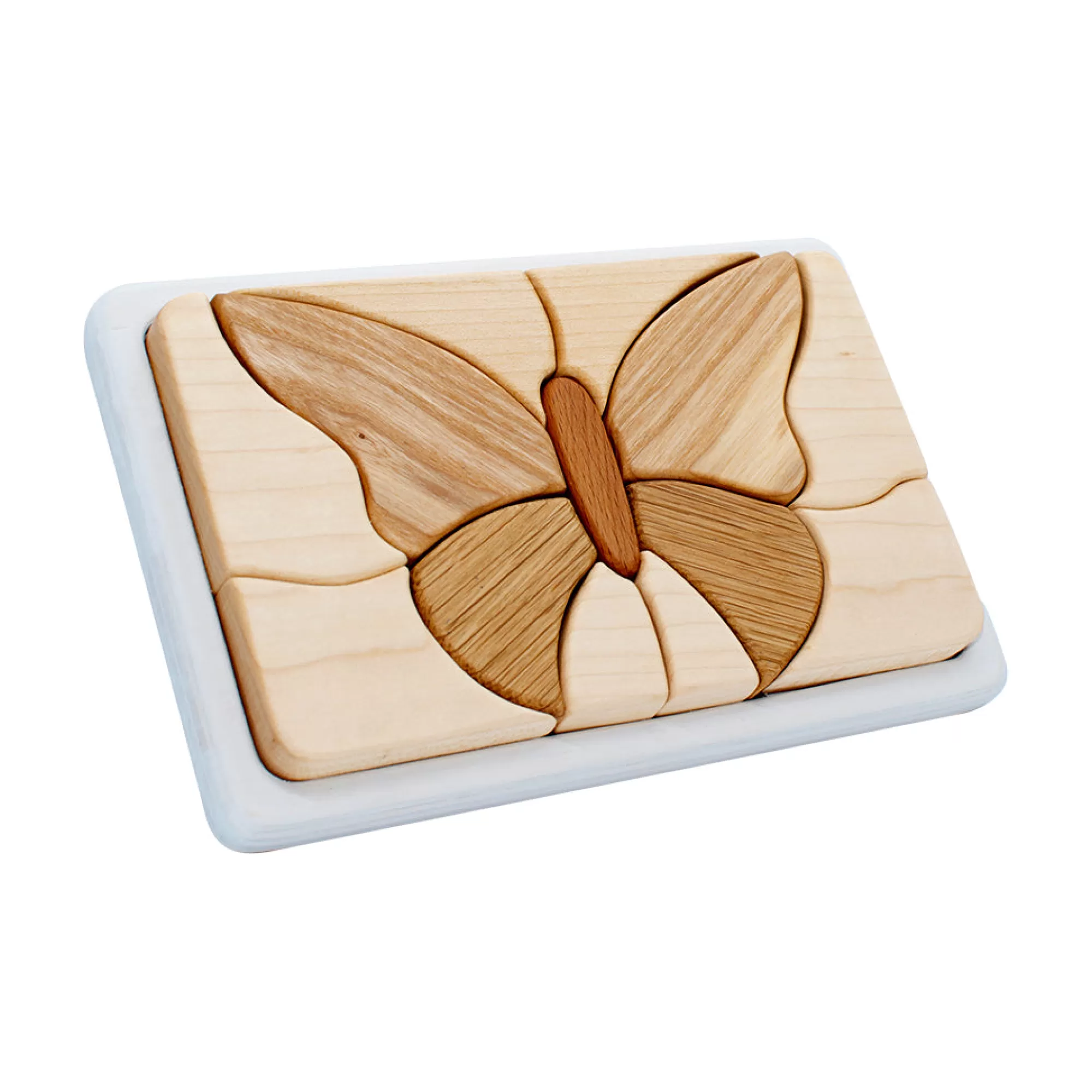 Tateplota Montessori Toys-Wooden Mosaic Puzzle - Butterfly