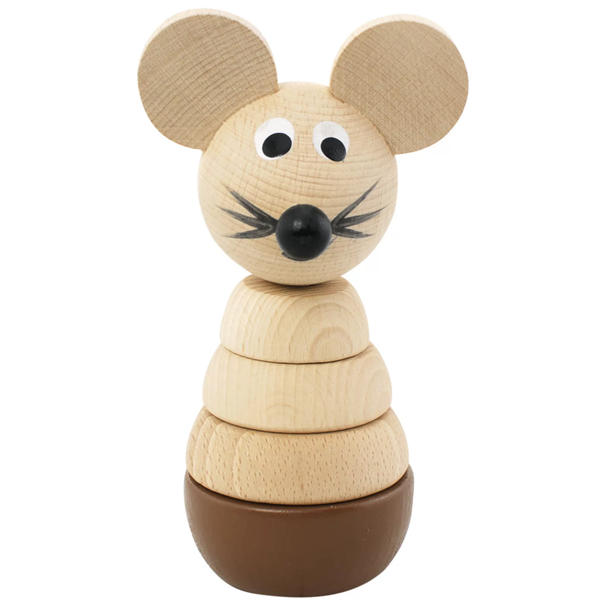 Miva Vacov Montessori Toys-Wooden Mouse Stacking Puzzle - Murphy