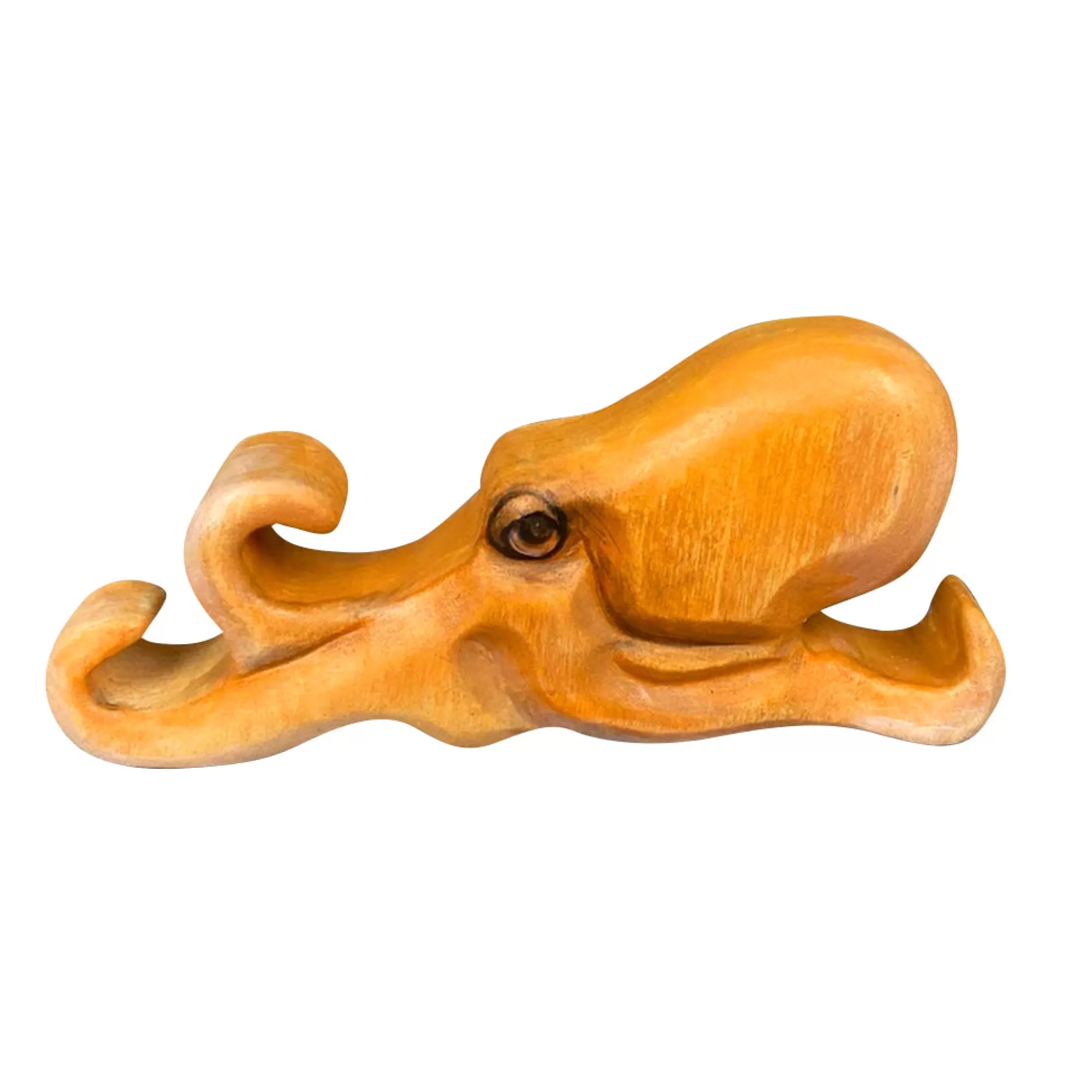 Green Taiga Sea Animals-Wooden Octopus