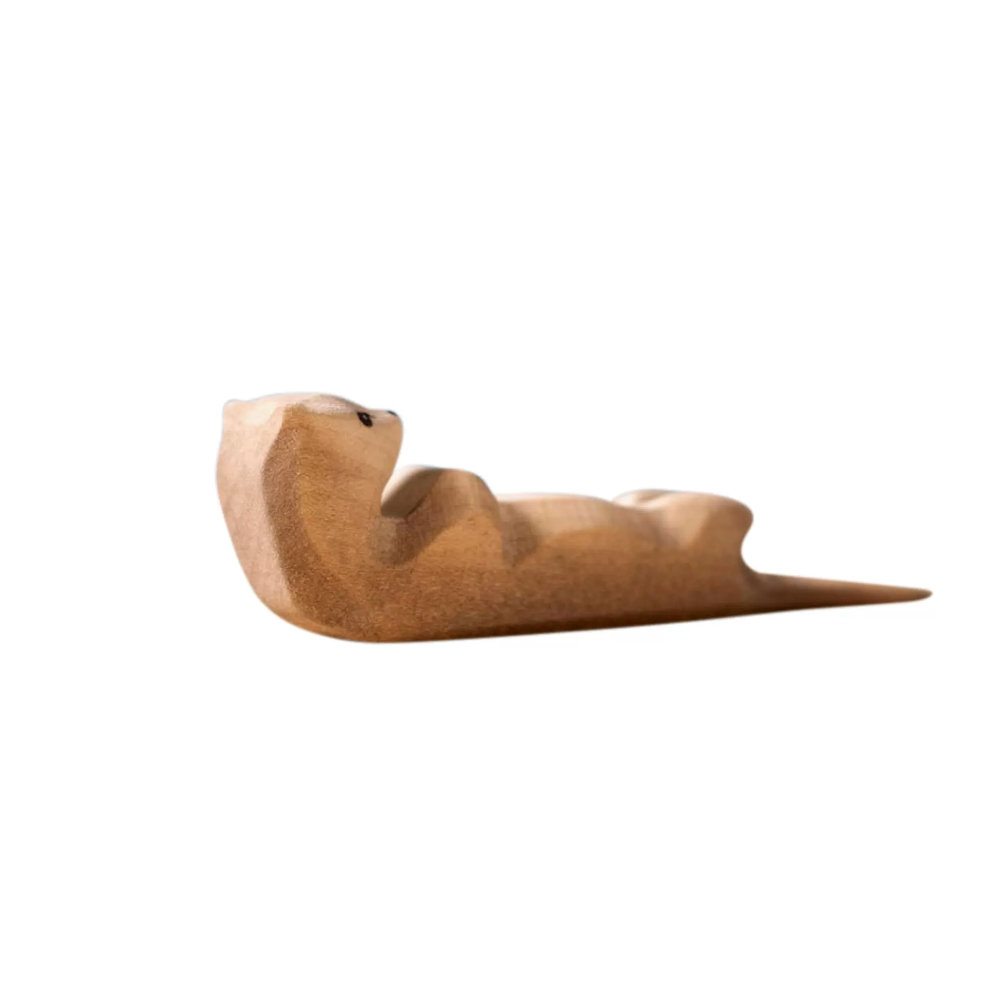 Bumbu Toys Forest Animals-Wooden Otter - Sleeping