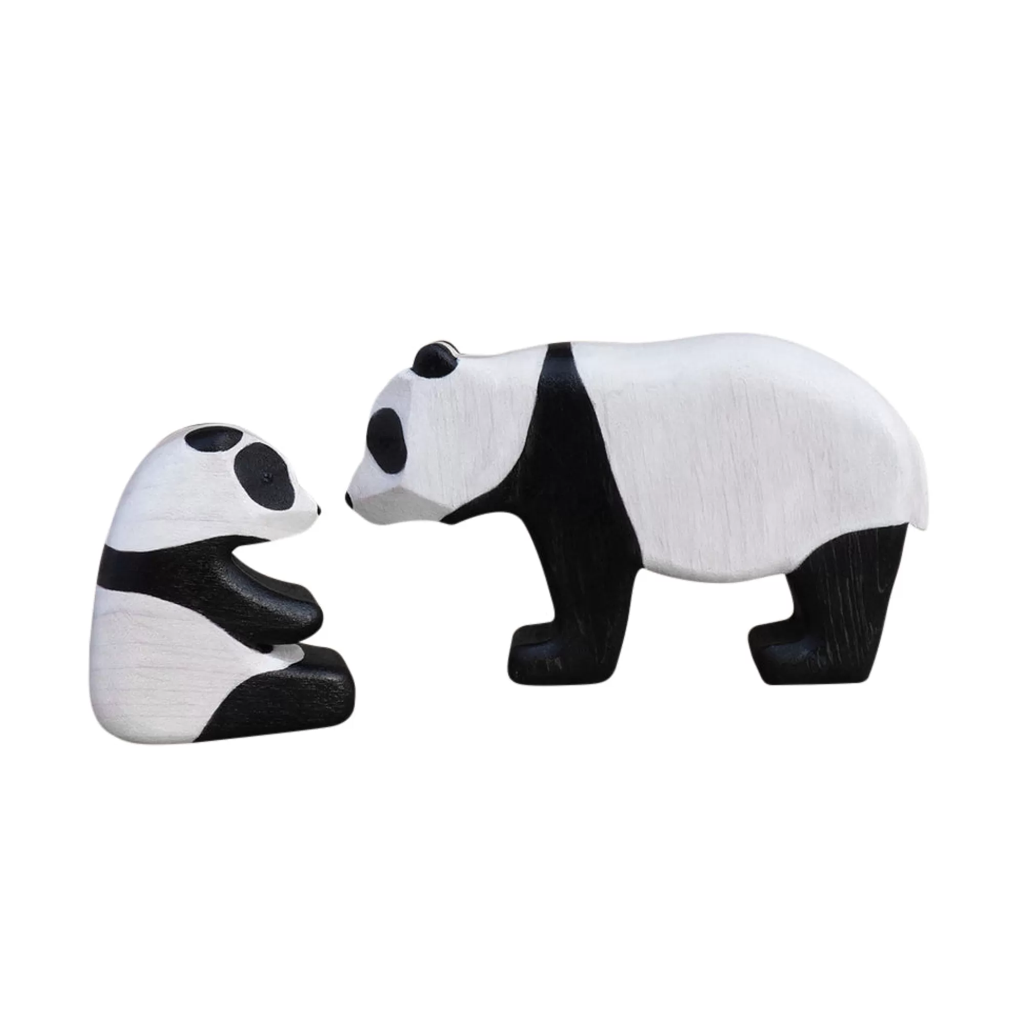 Forest Melody Waldorf Inspired-Wooden Panda Bear Set