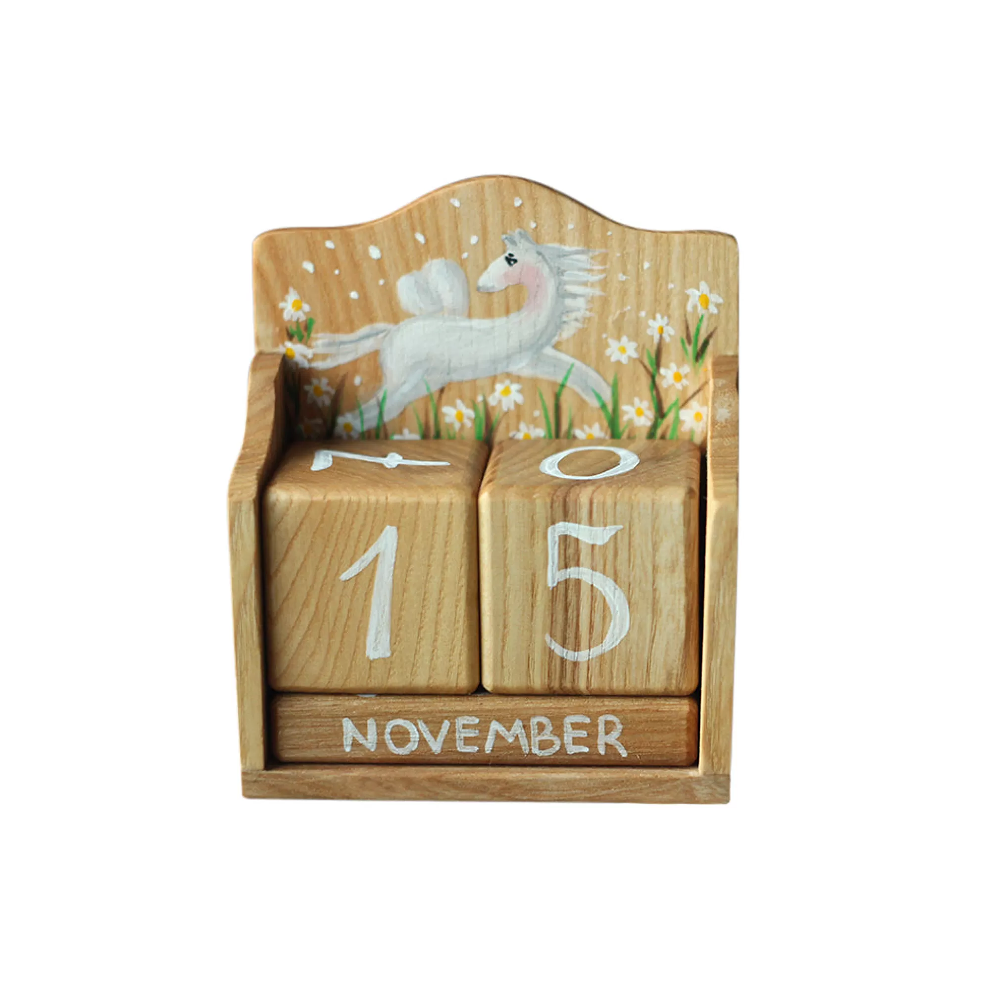 Oshkin Wooden Craft Montessori Toys-Wooden Perpetual Calendar