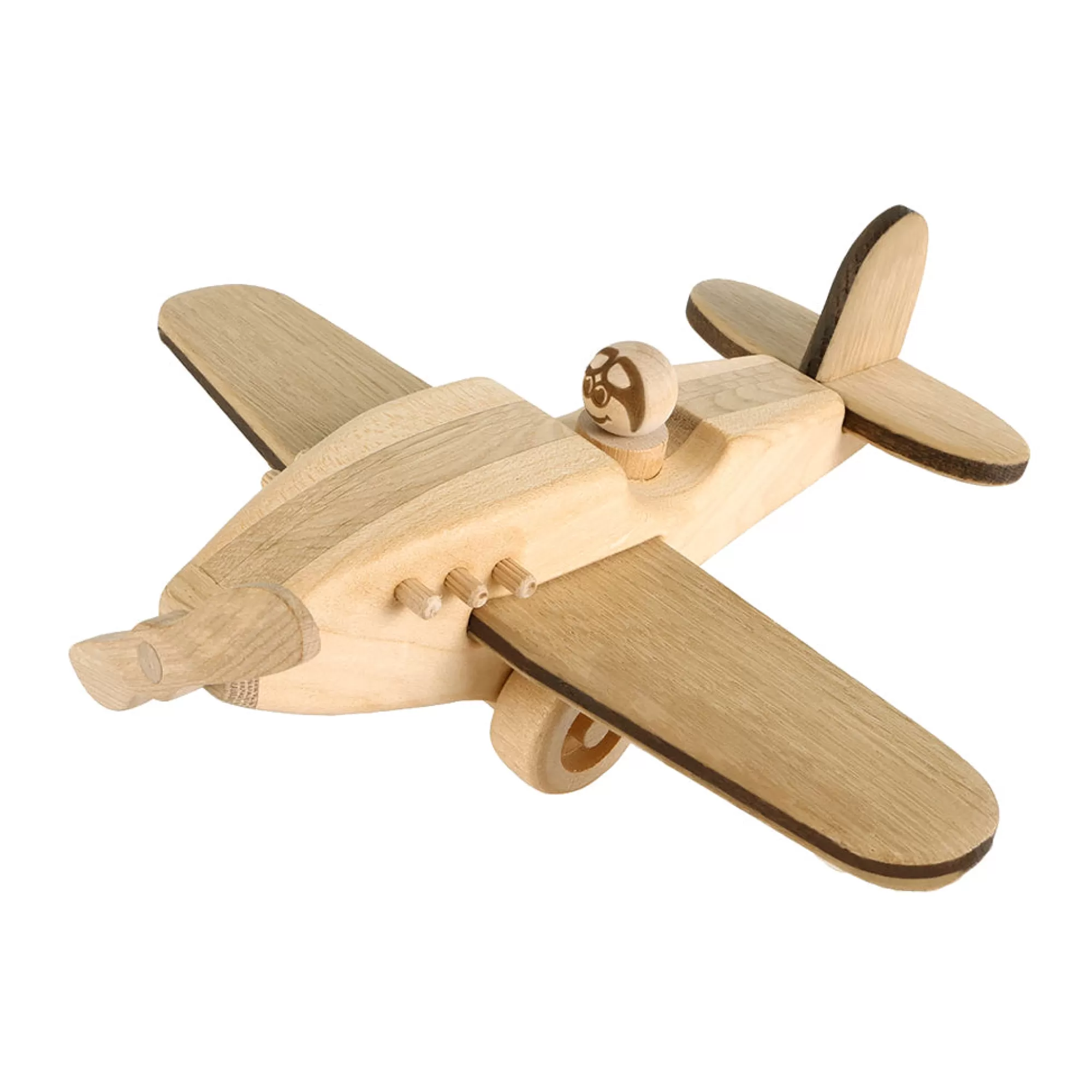 Kubi Dubi Airplanes-Wooden Plane - Casper