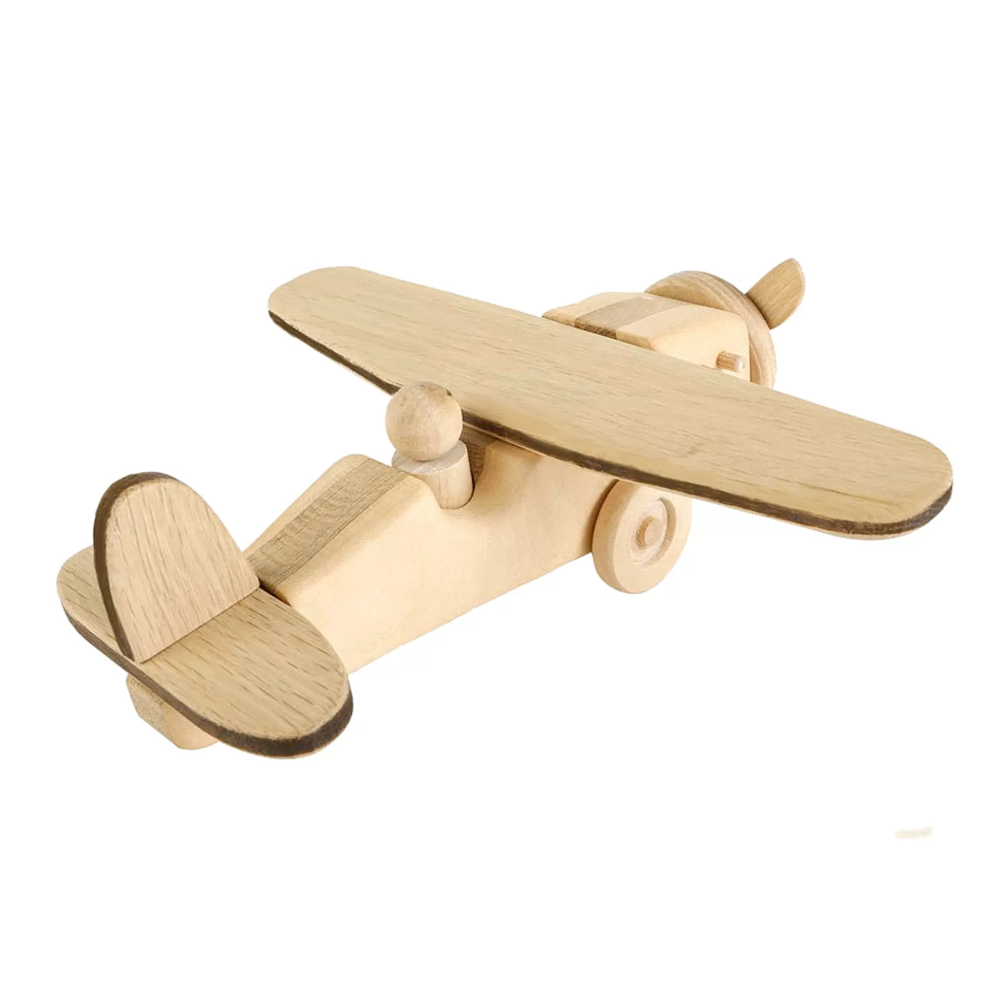 Kubi Dubi Airplanes-Wooden Plane - Dusty