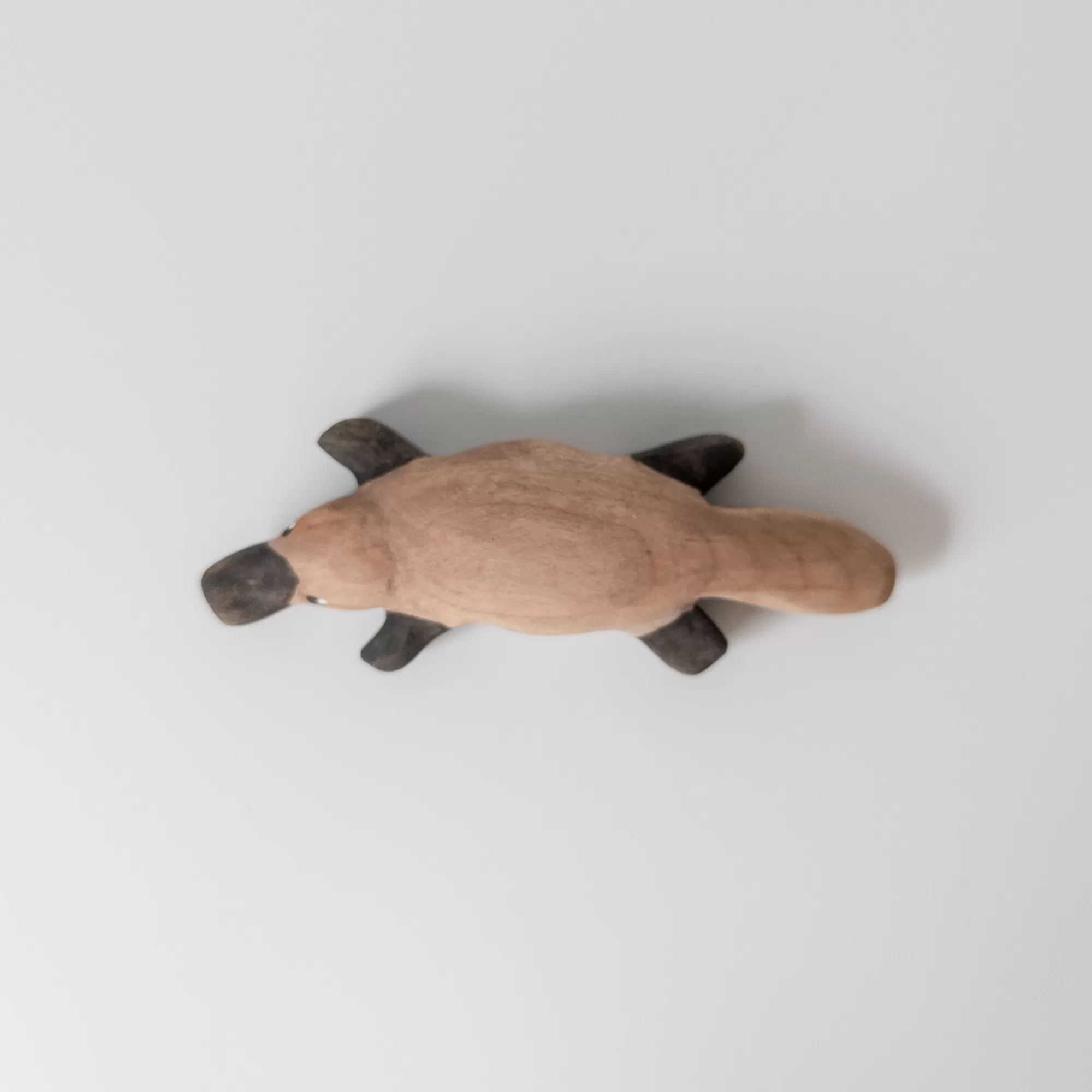 NOM Handcrafted Waldorf Inspired-Wooden Platypus