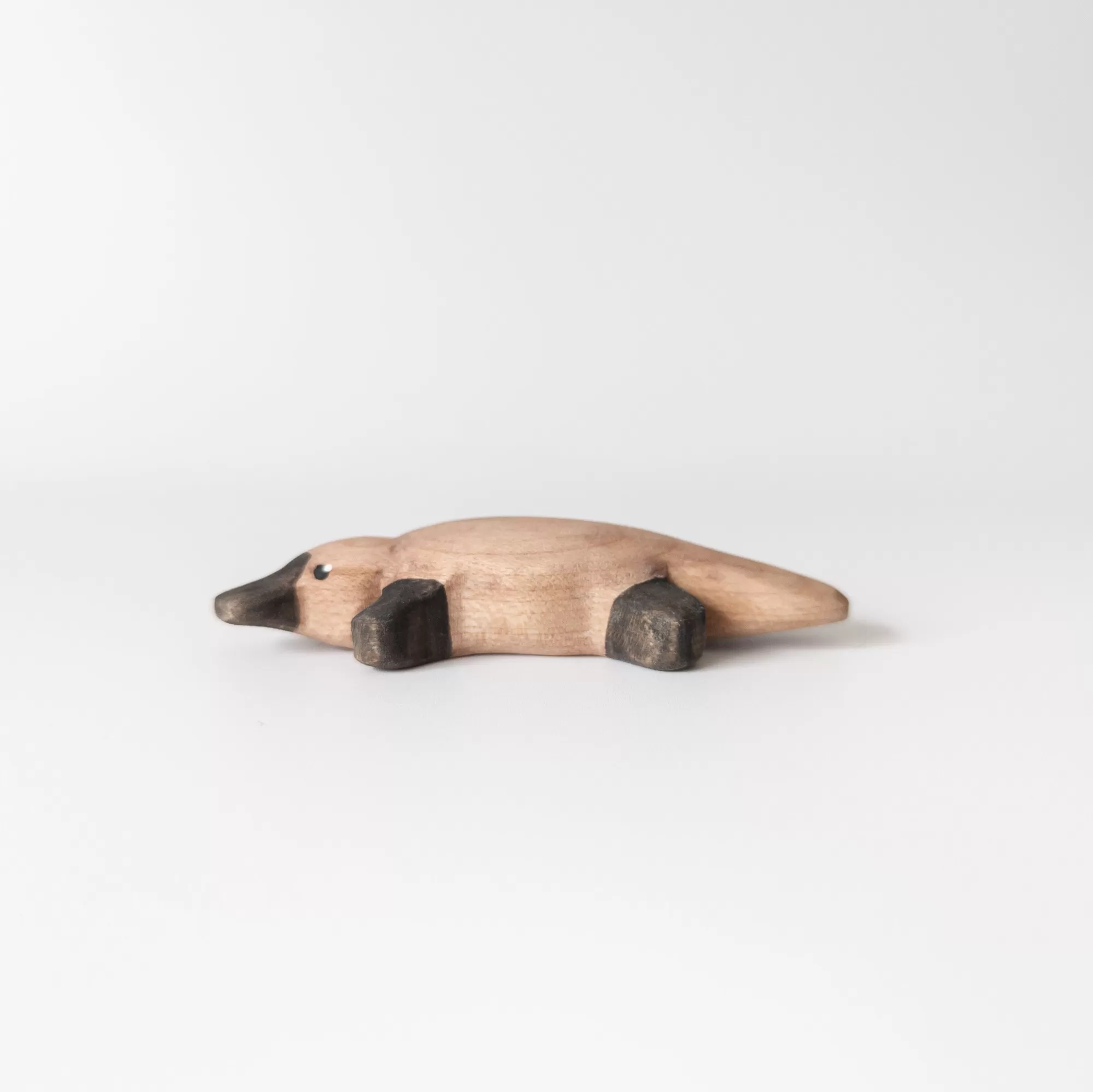 NOM Handcrafted Waldorf Inspired-Wooden Platypus