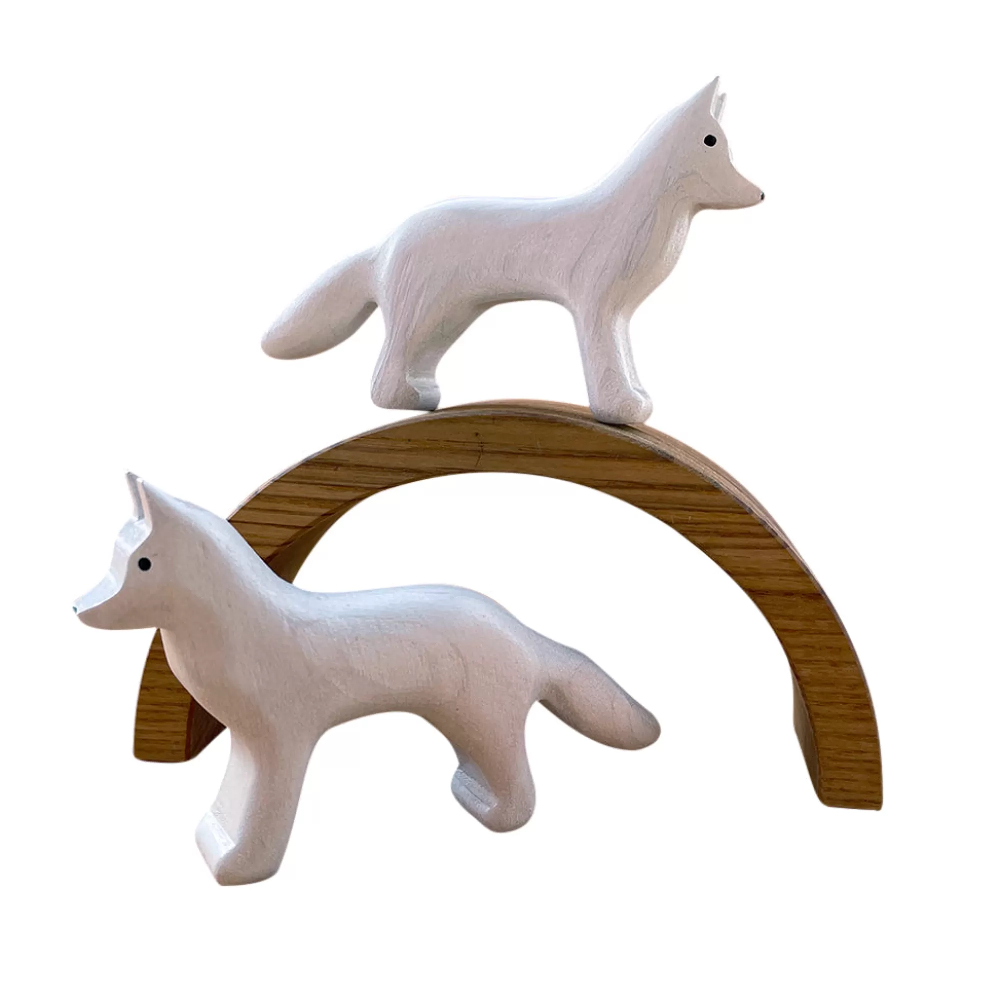 Forest Melody Waldorf Inspired-Wooden Polar Fox