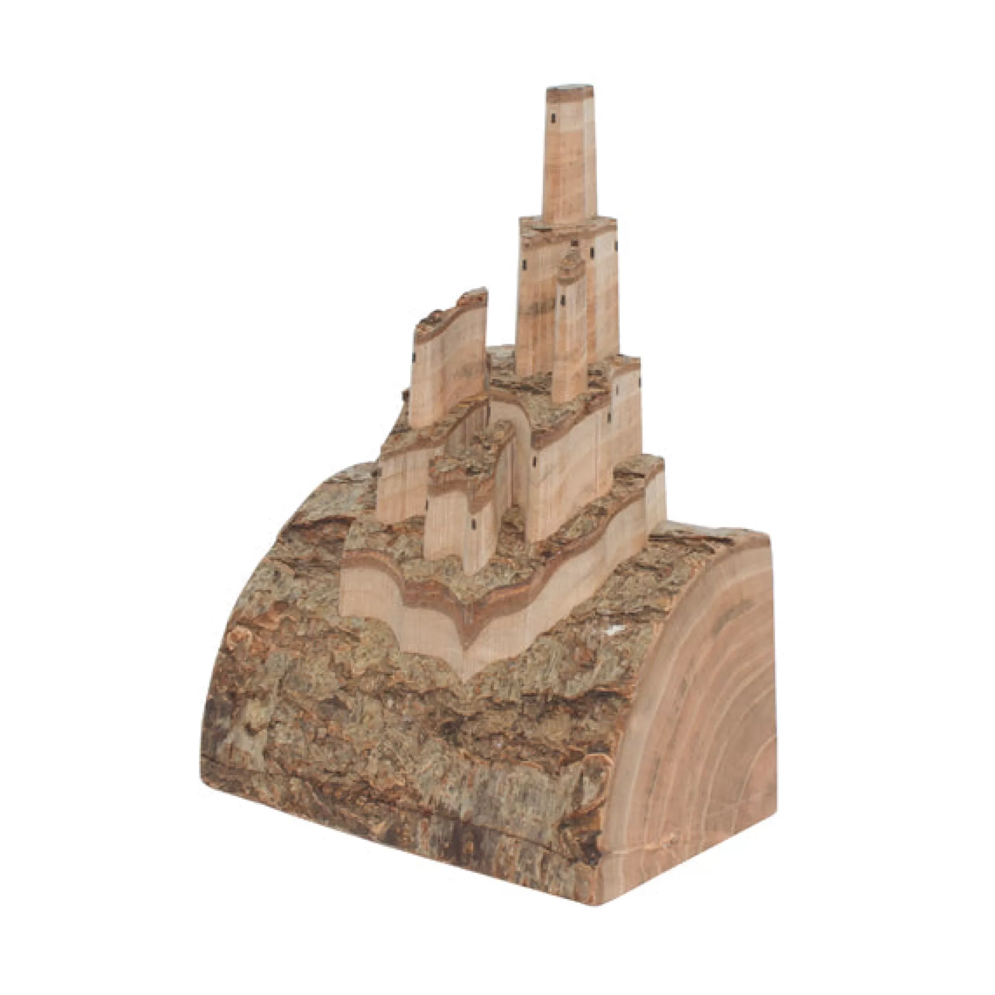 Schloss Castles-Wooden Pop Up Castle - Almond