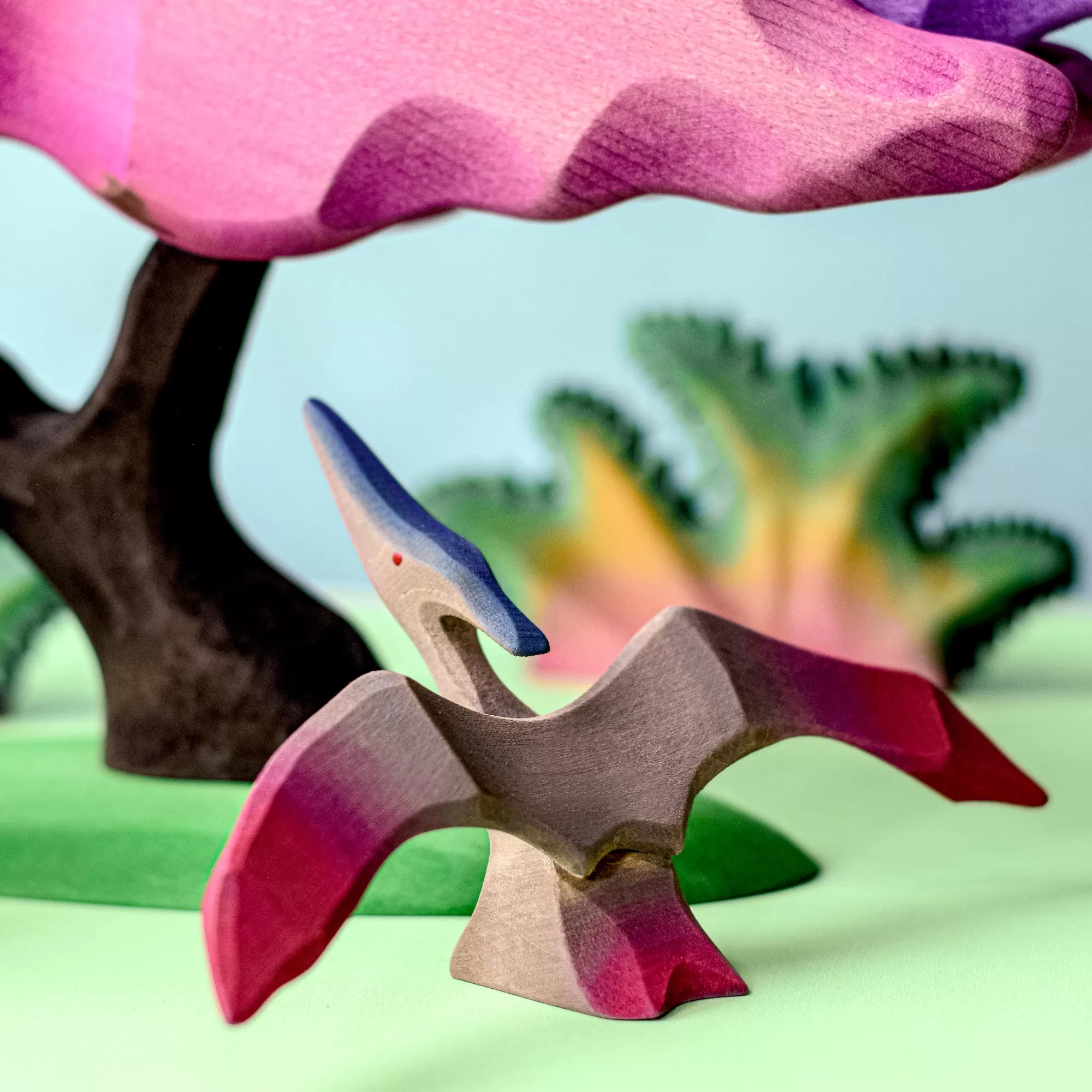 Bumbu Toys Dinosaurs-Wooden Pteranodon