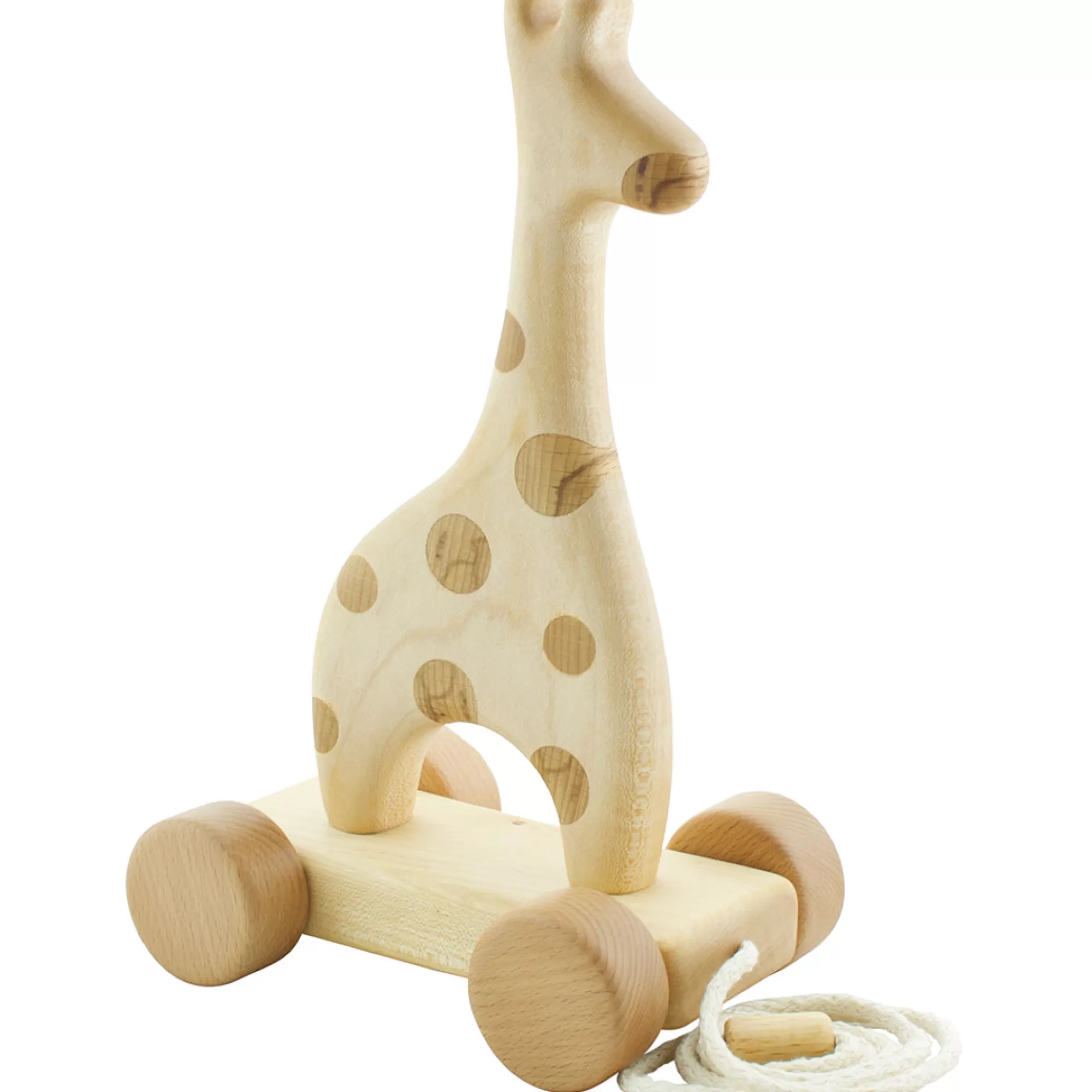 Tateplota Push & Pull Along-Wooden Pull Along Giraffe - Amelie