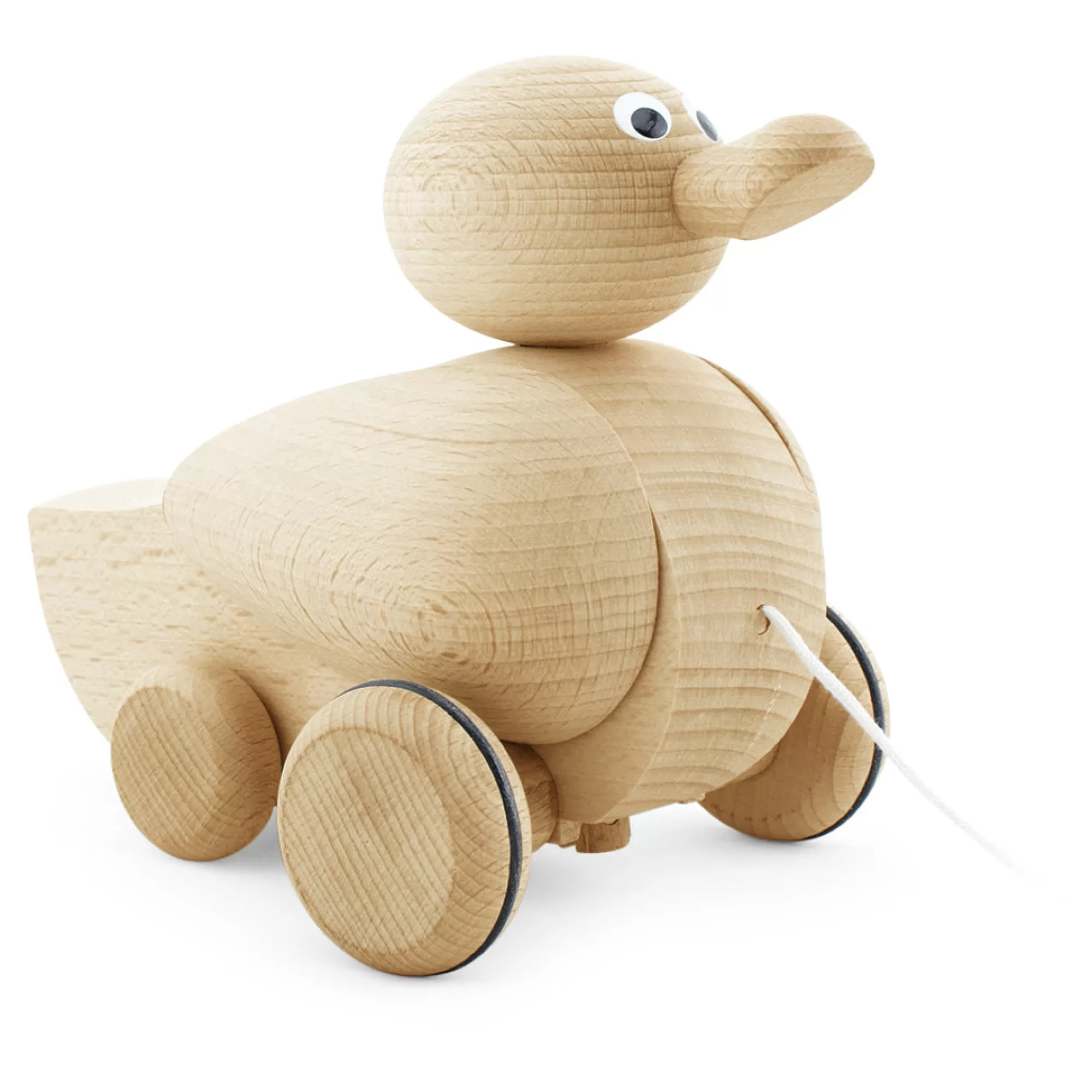 Miva Vacov Musical Toys-Wooden Pull Along Quacking Duck - Gigi