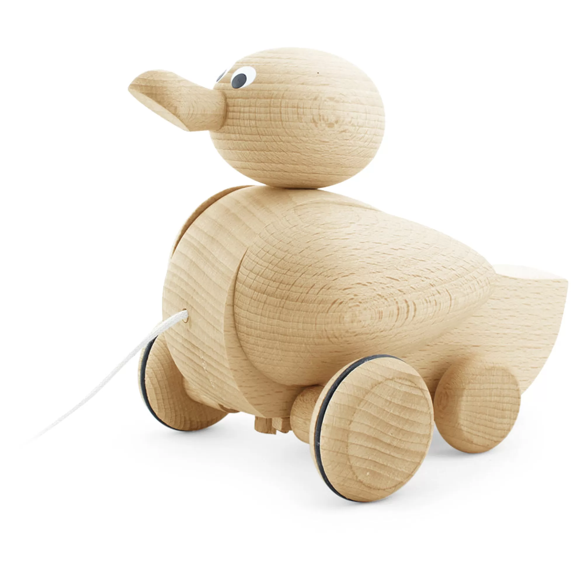 Miva Vacov Musical Toys-Wooden Pull Along Quacking Duck - Gigi