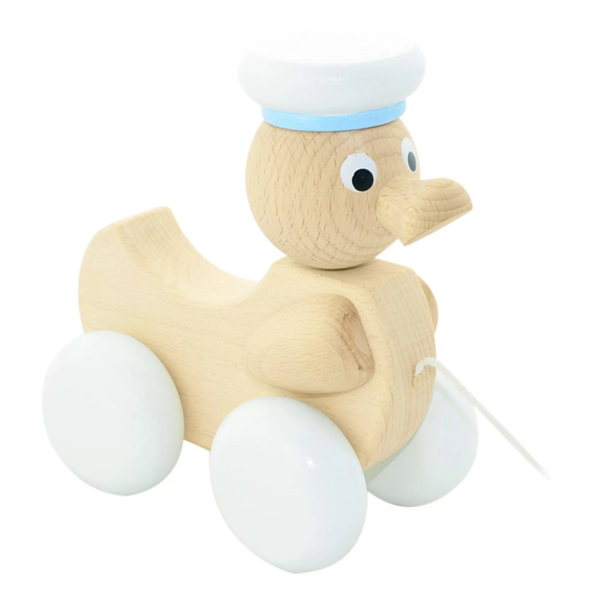 Miva Vacov Push & Pull Along-Wooden Pull Along Toy Duck - Austin