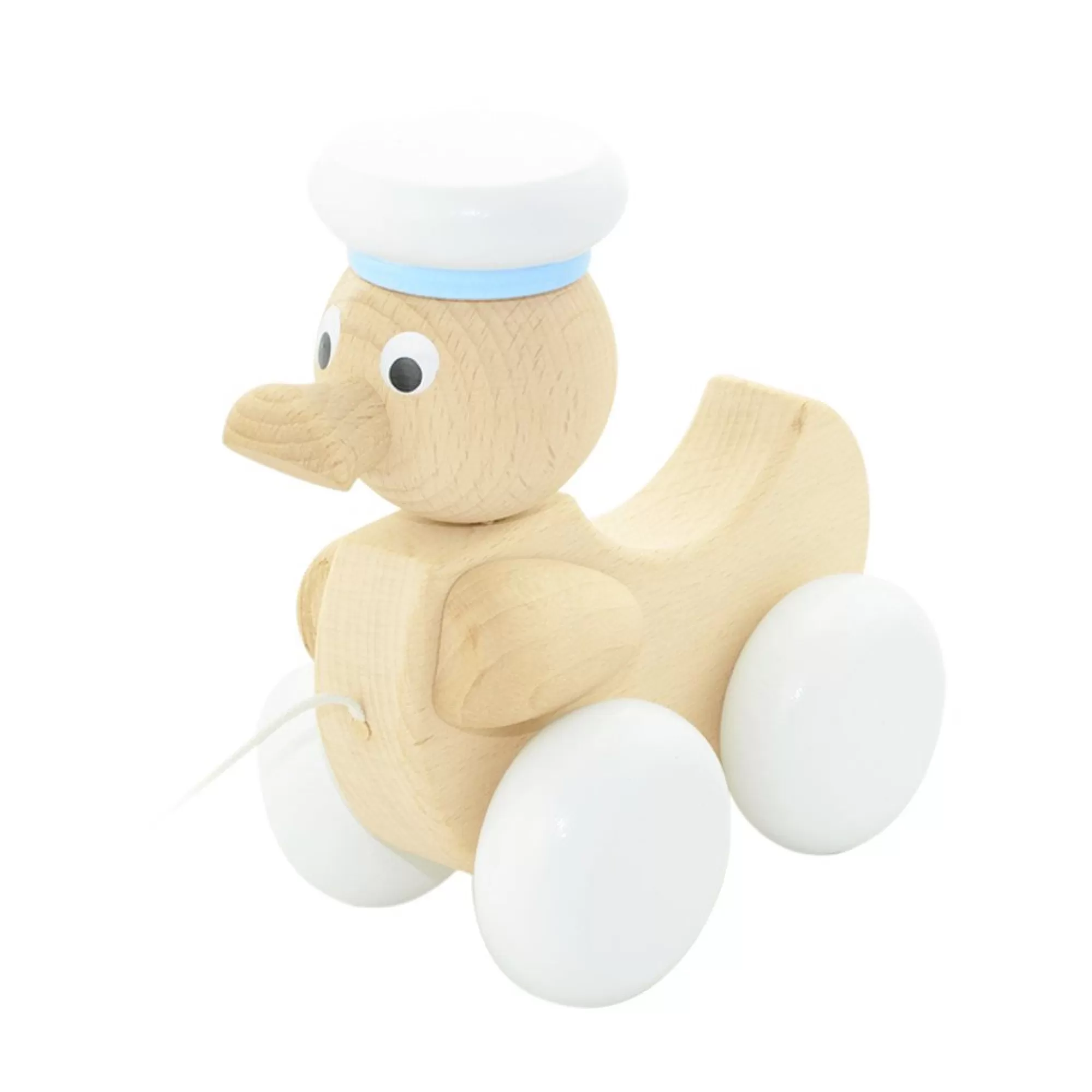 Miva Vacov Push & Pull Along-Wooden Pull Along Toy Duck - Austin