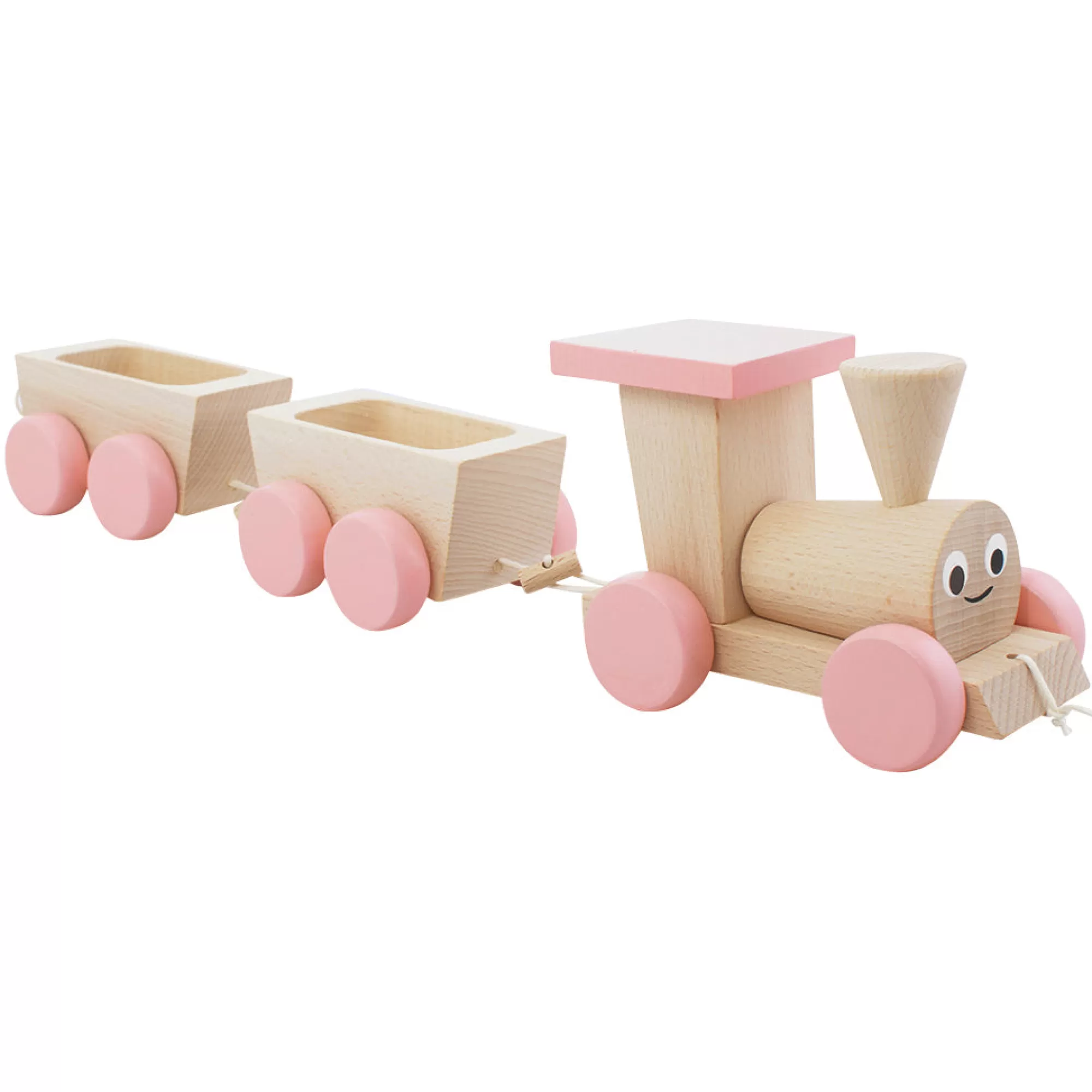 Miva Vacov Push & Pull Along-Wooden Pull Along Train - Belle