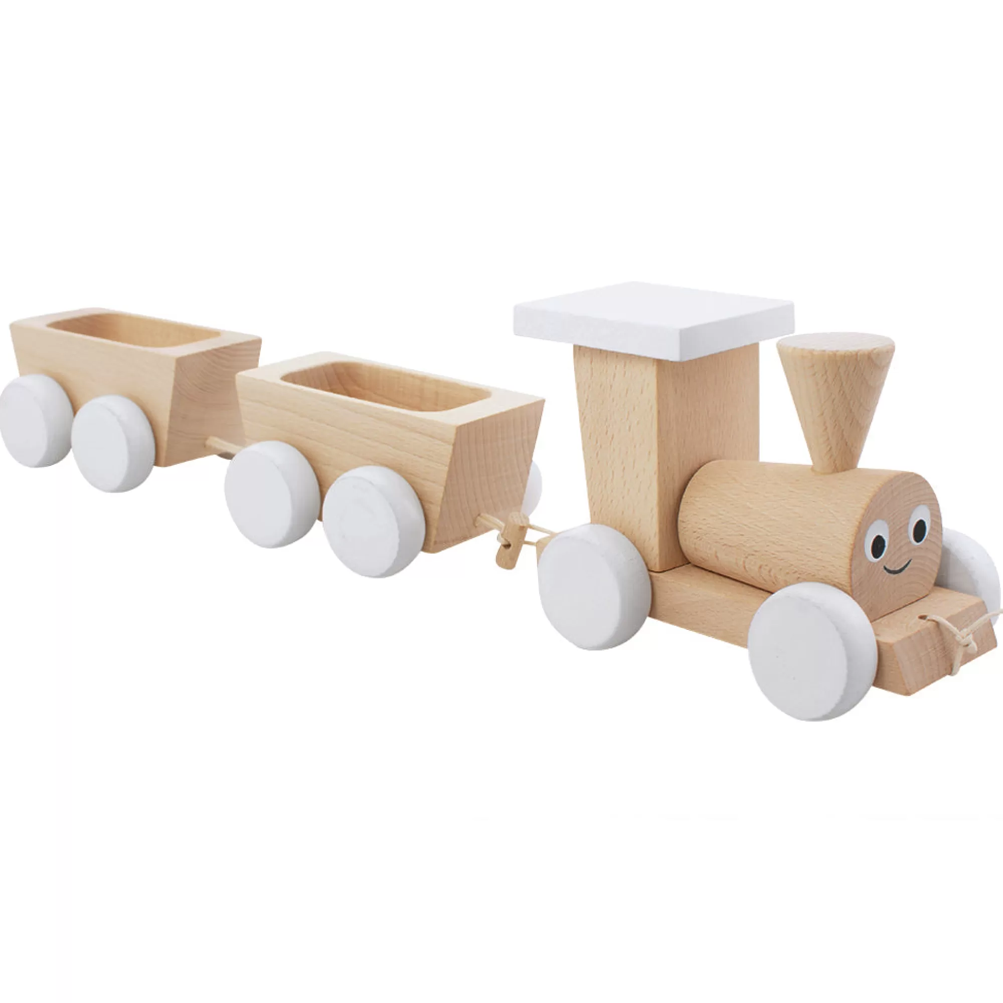 Miva Vacov Push & Pull Along-Wooden Pull Along Train - Theodore