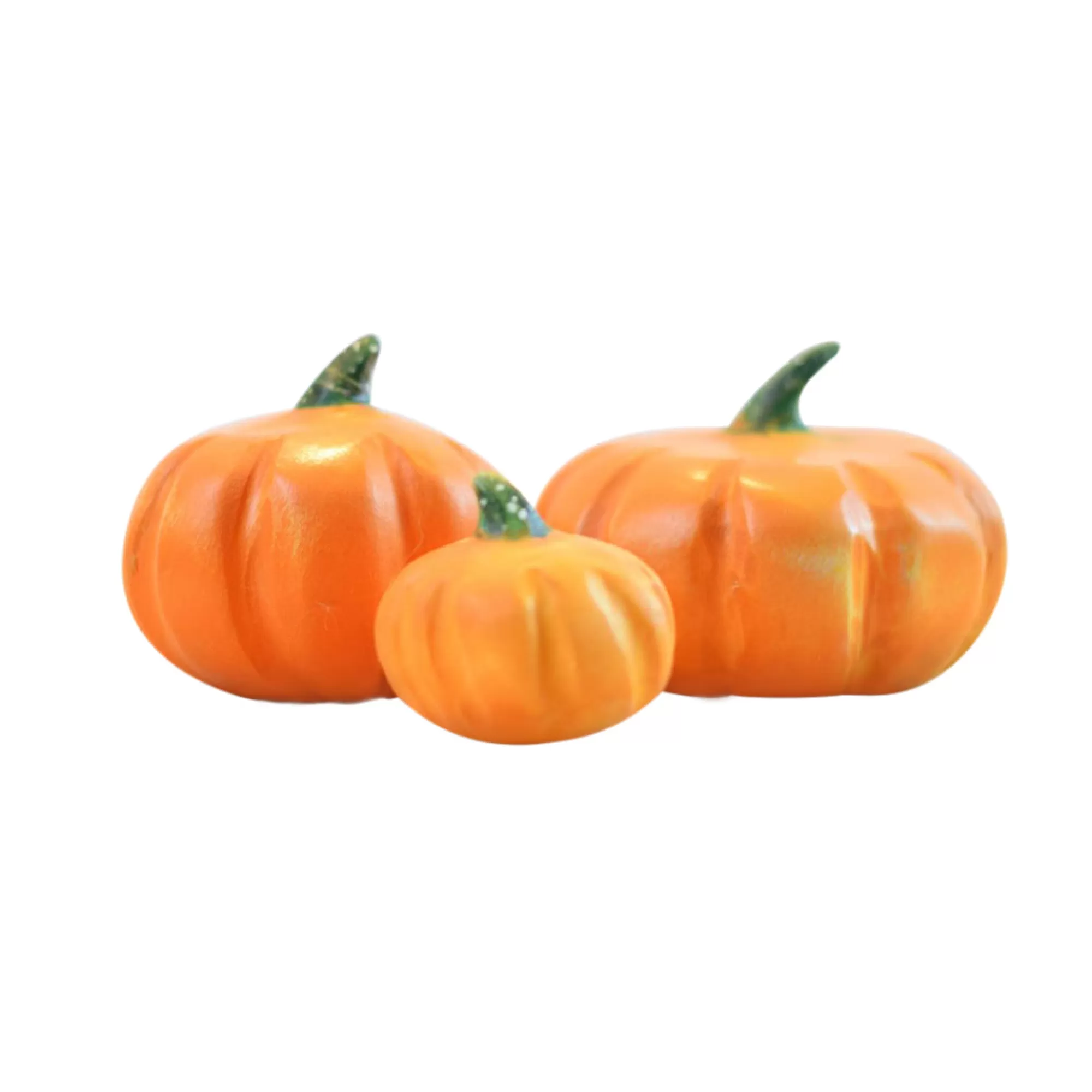 Bumbu Toys Waldorf Inspired-Wooden Pumpkin Set Of 3