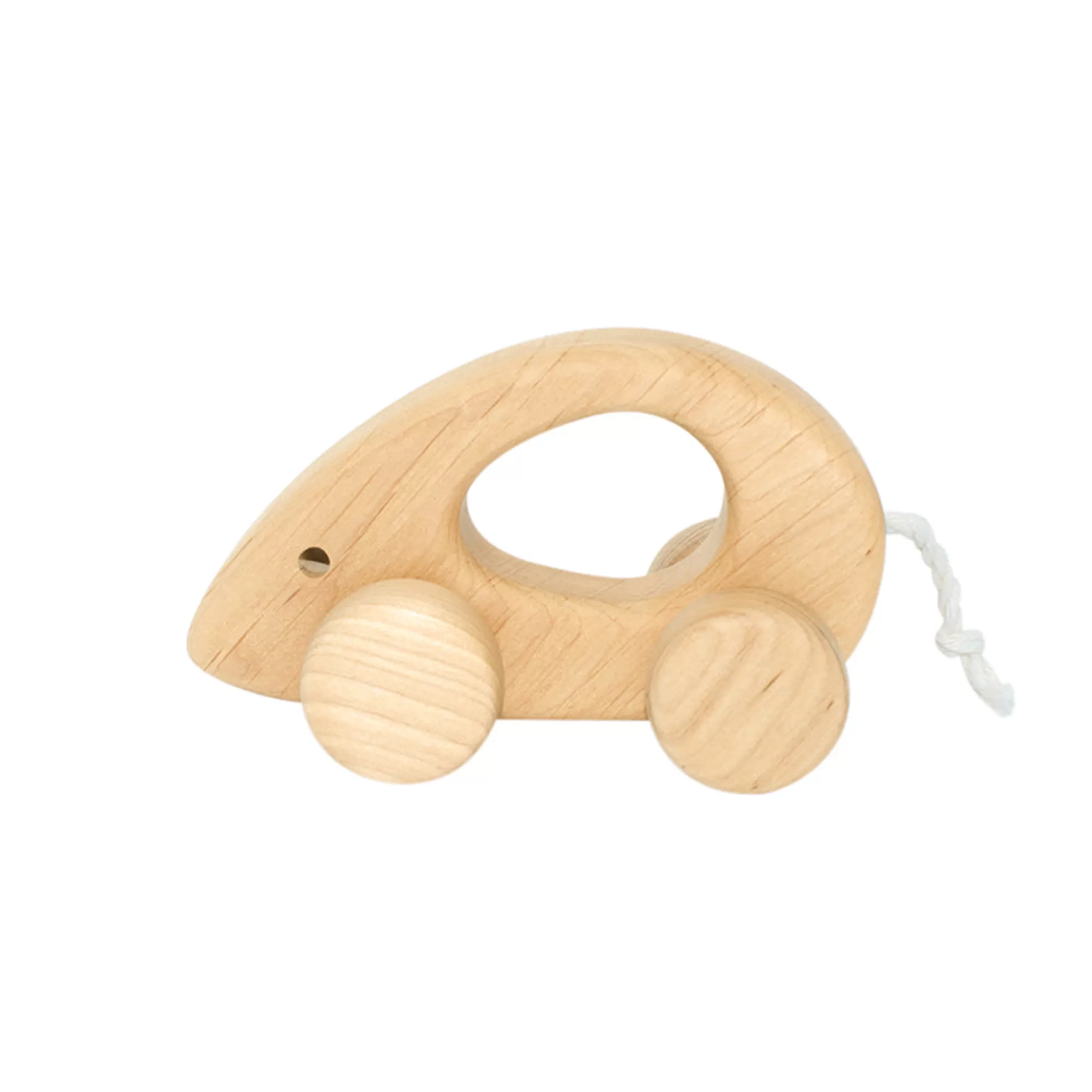 Wander Wood Co Push & Pull Along-Wooden Push Along Mouse