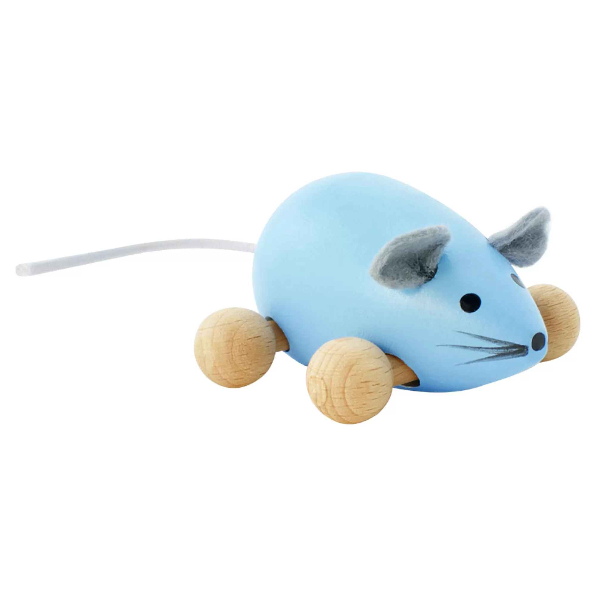 Miva Vacov Push & Pull Along-Wooden Push Along Mouse - Dante