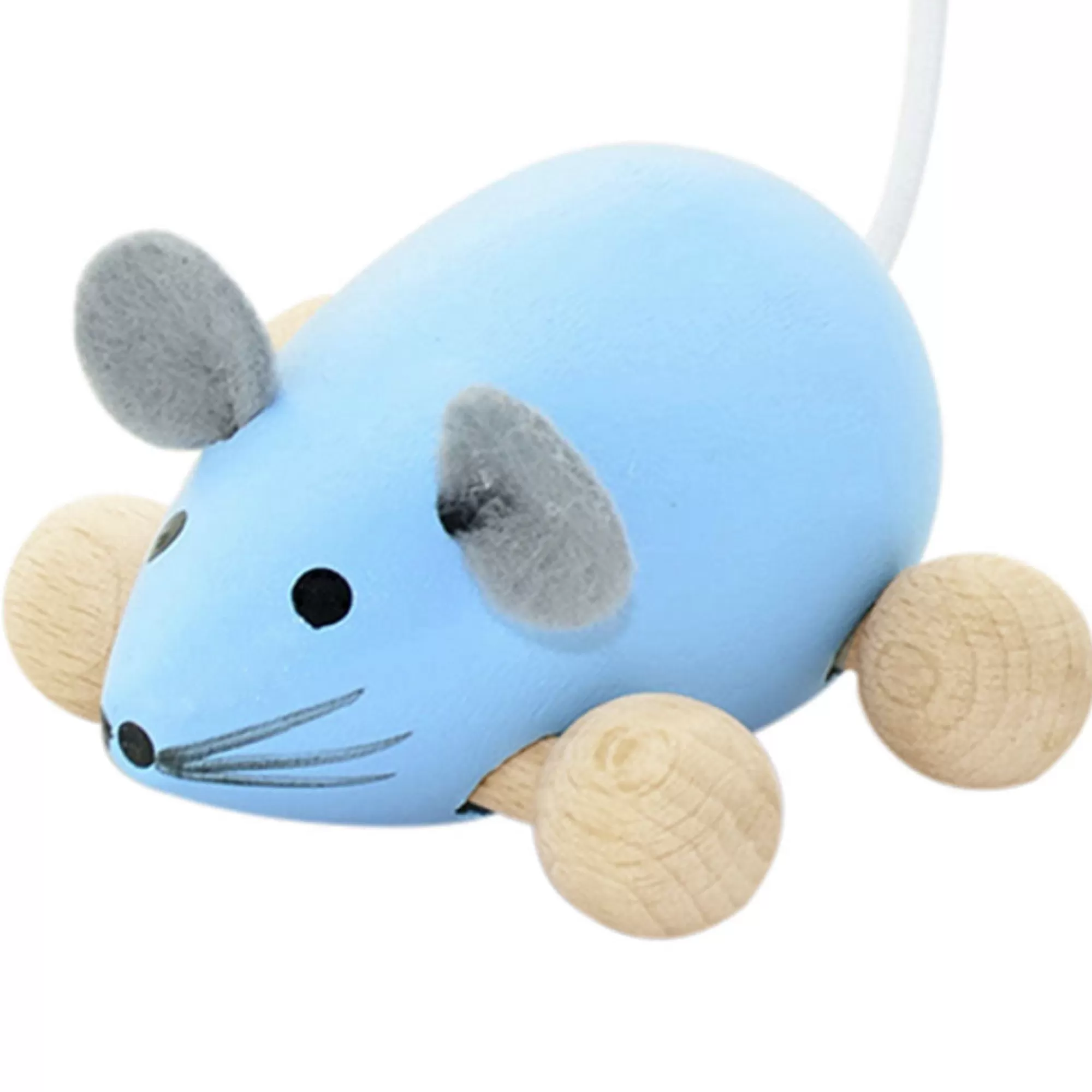 Miva Vacov Push & Pull Along-Wooden Push Along Mouse - Dante