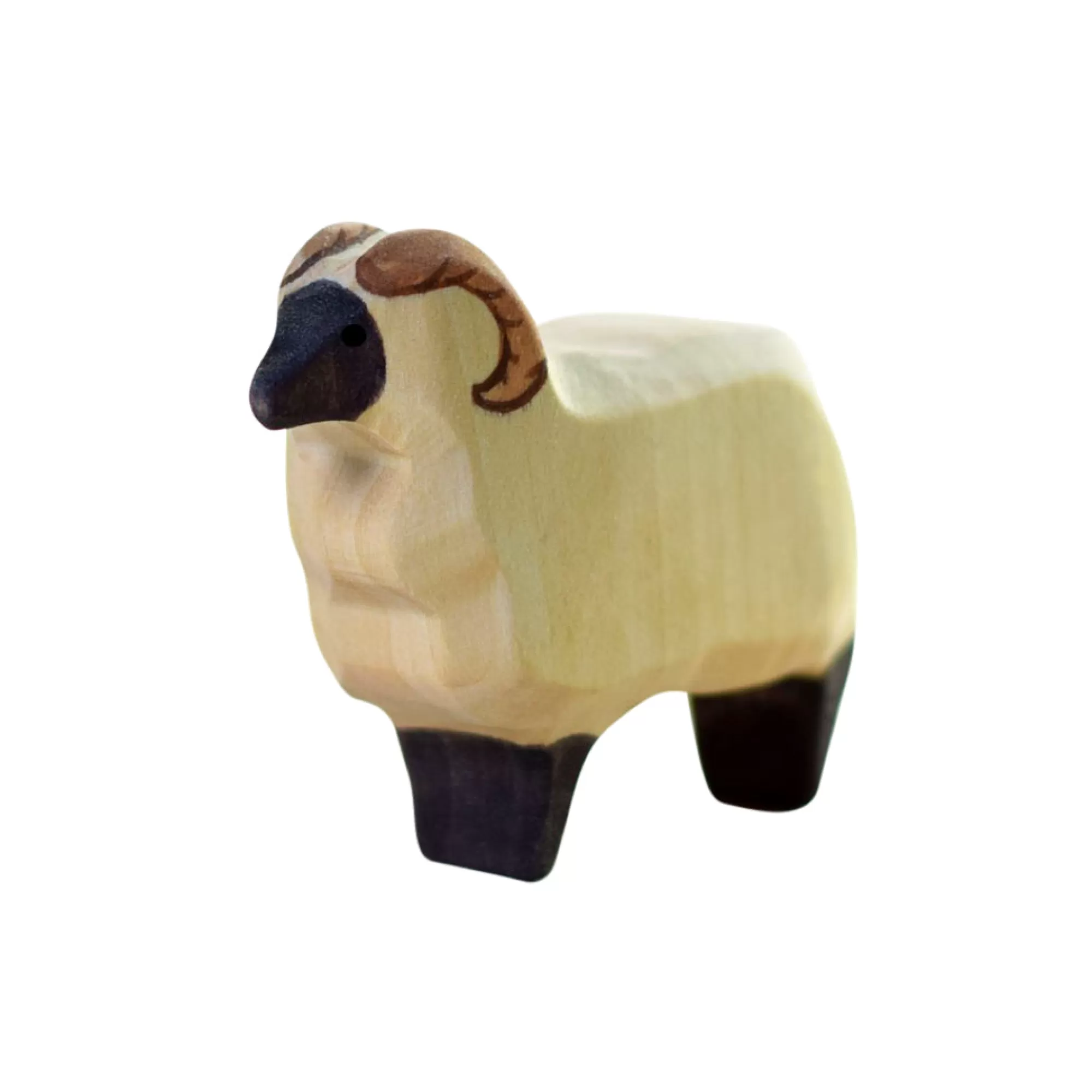 Bumbu Toys Farm Animals-Wooden Ram Standing